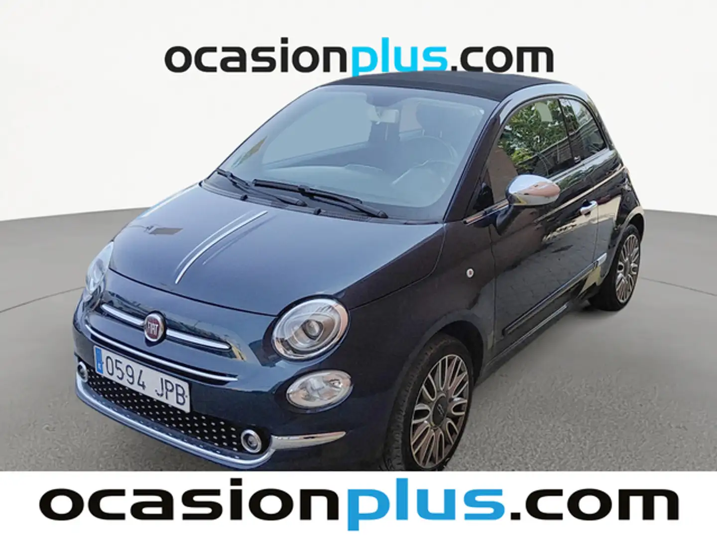 Fiat 500C 1.2 Lounge Bleu - 2