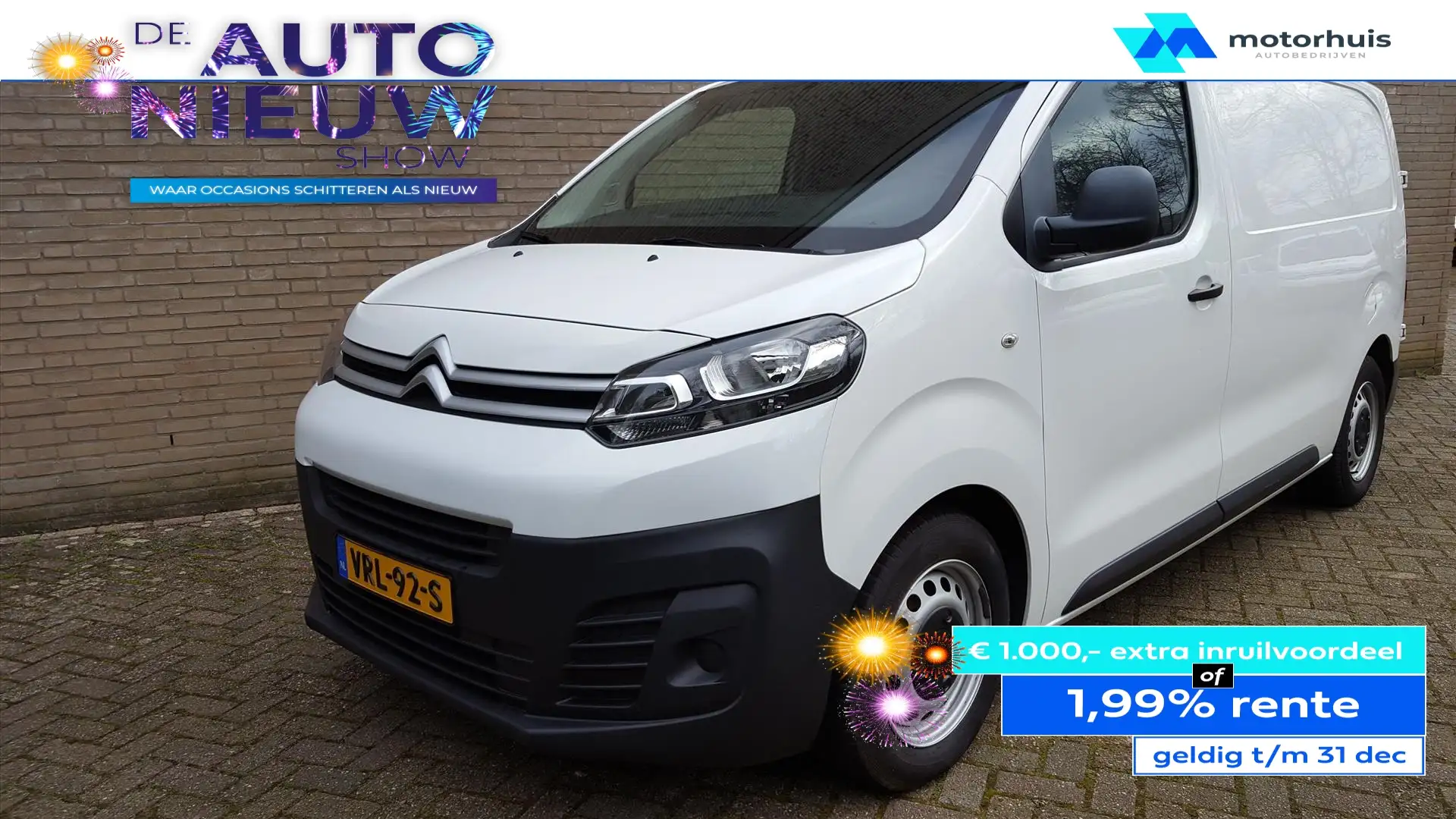 Citroen Jumpy GB M 1.6 95PK 3-zits *EURO-6* | CRUISECONTROL | AI Alb - 1