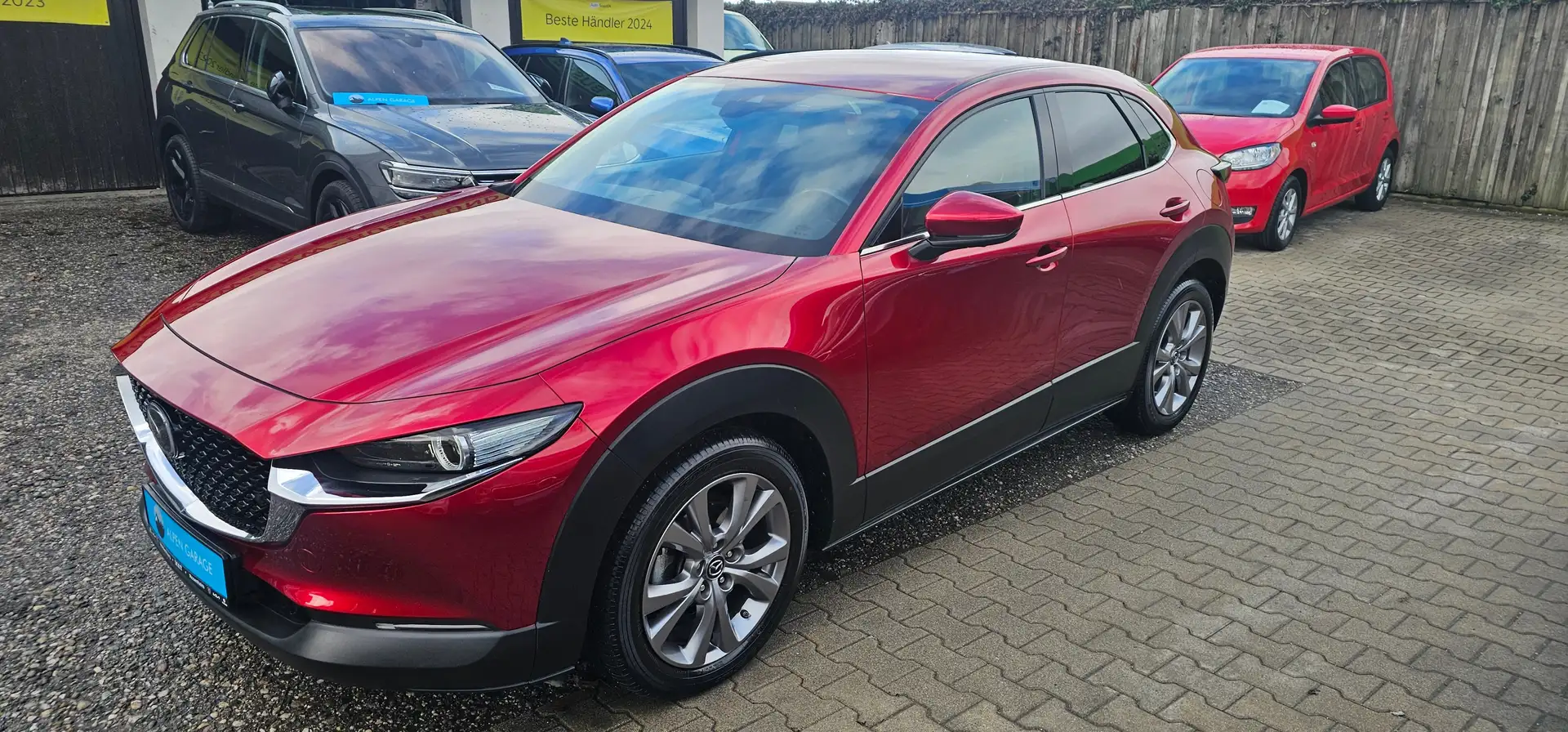 Mazda CX-30 CX*30*1.8D*Aut.*2WD*AHK*Leder*BOSE*HUD*LED*SHZ*ACC Rot - 2
