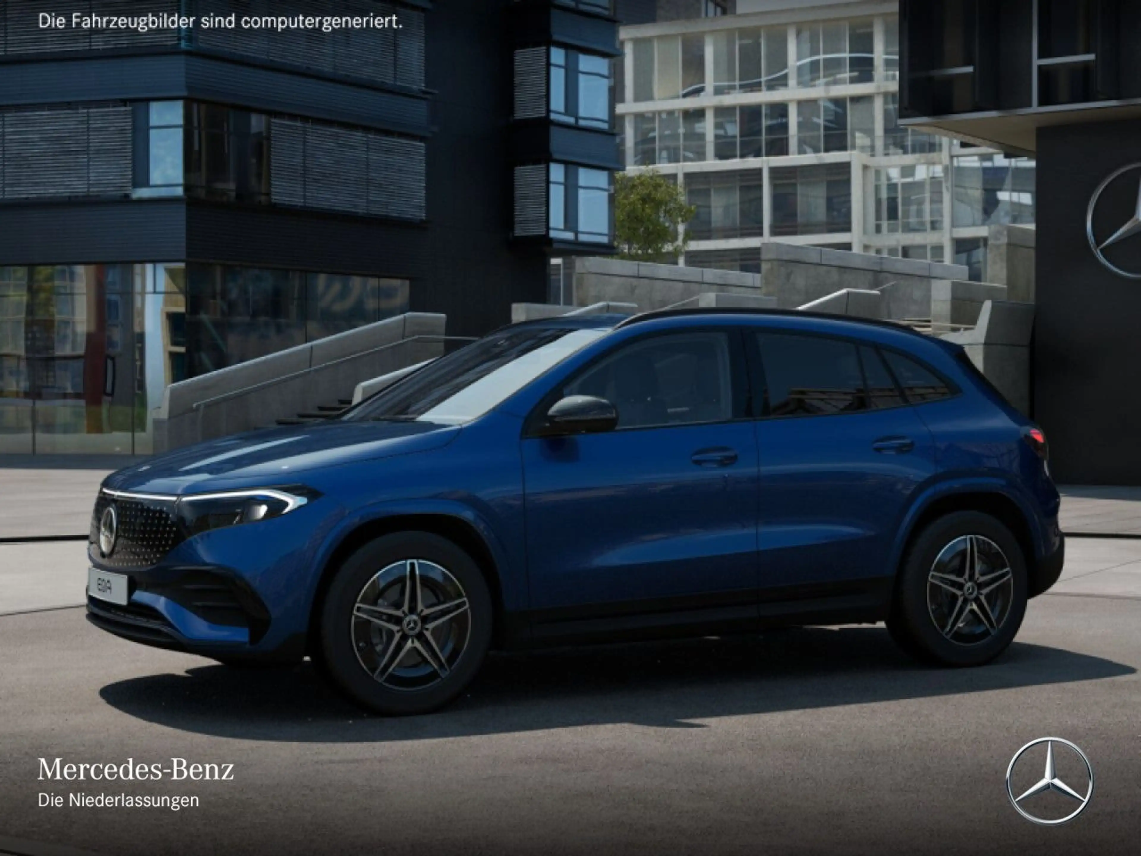 Mercedes-Benz EQA 350 4M AMG+NIGHT+ADVANCED+AHK+360+SPUR — photo 3