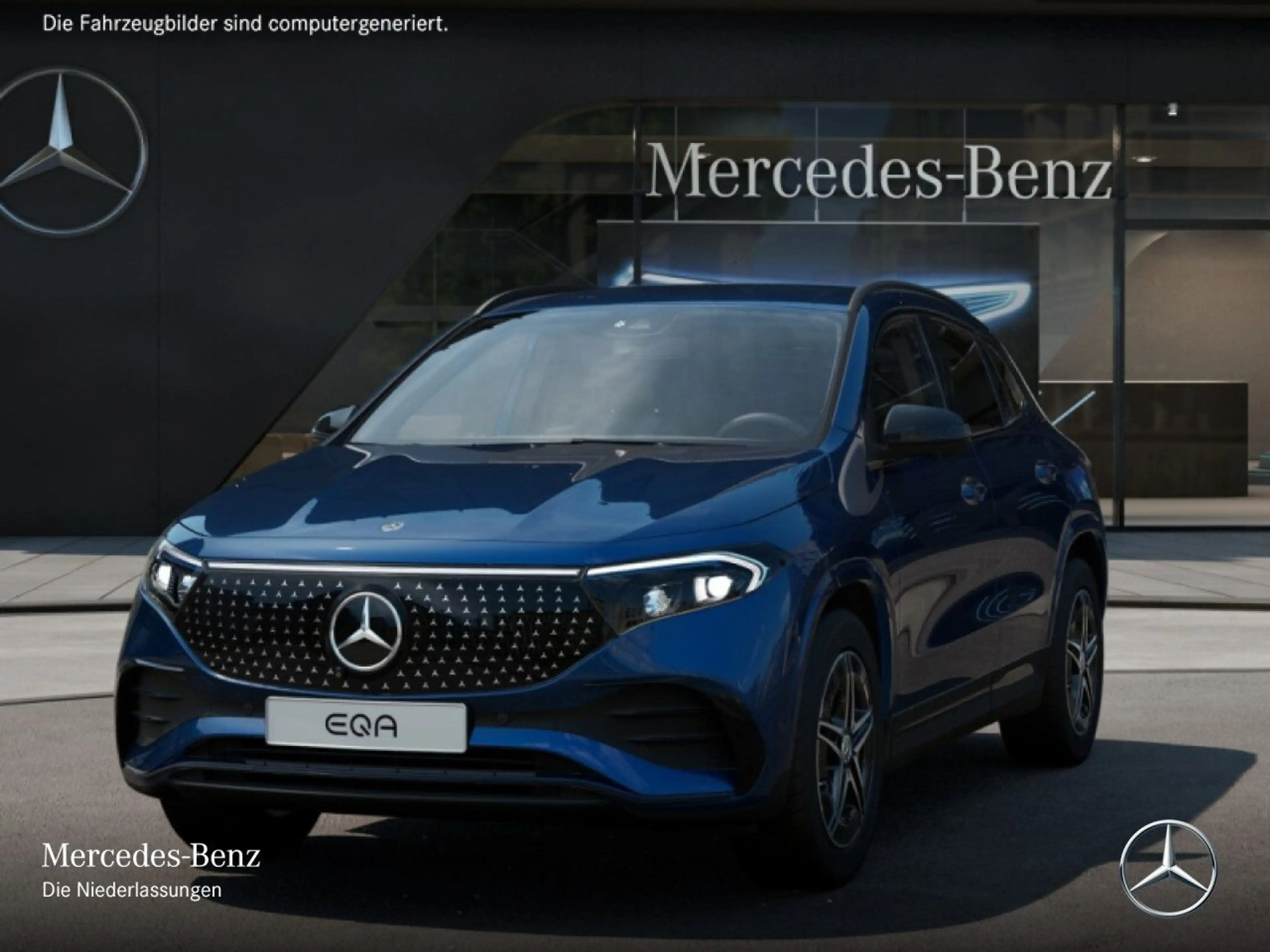 Mercedes-Benz EQA 350 4M AMG+NIGHT+ADVANCED+AHK+360+SPUR — photo 2