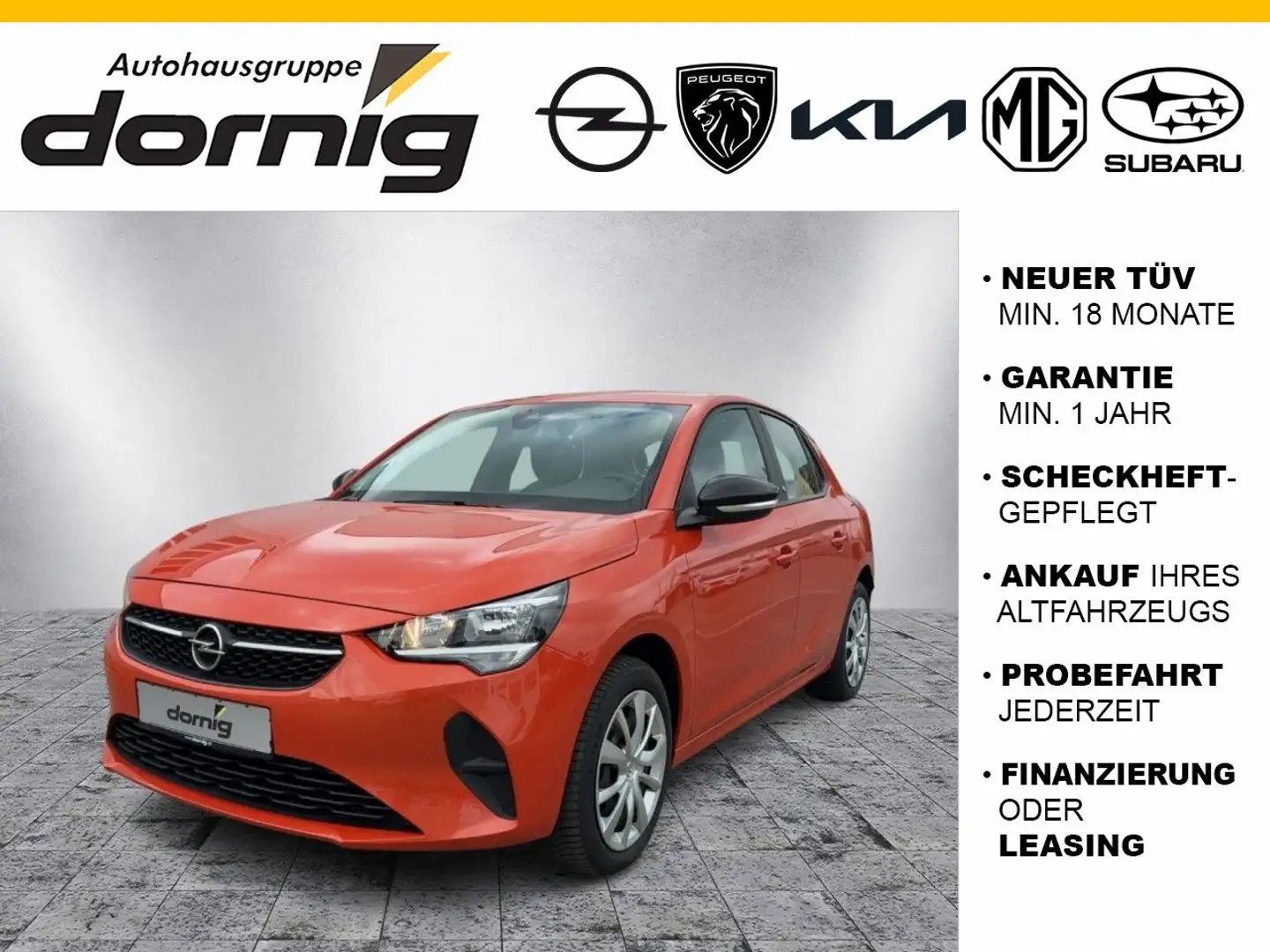 Opel Corsa -e F Edition, Klima Orange - 1