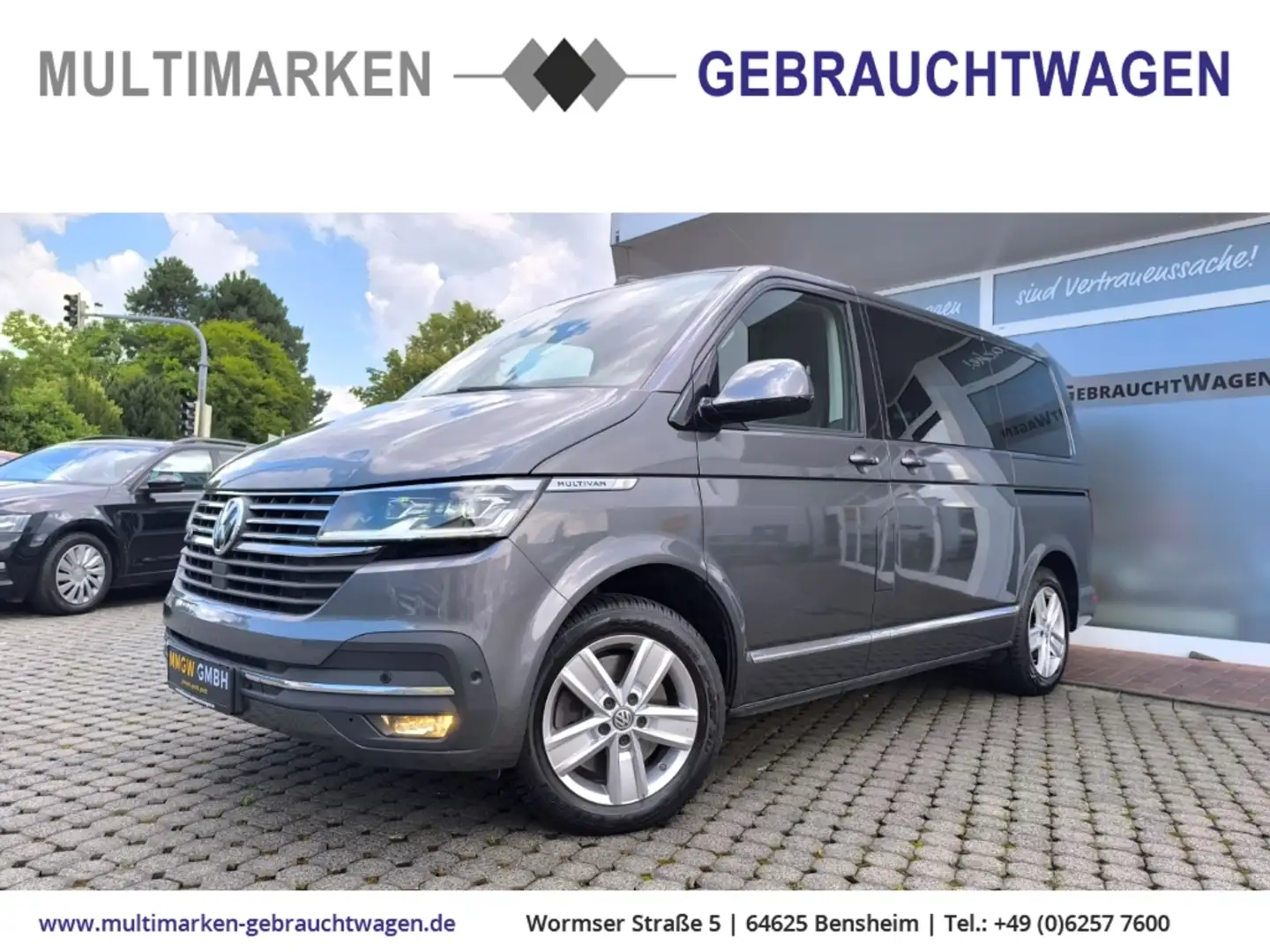 Volkswagen T6.1 Multivan Highline 4MOTION 2.0 TDI EU6d-T Navi Gris - 1