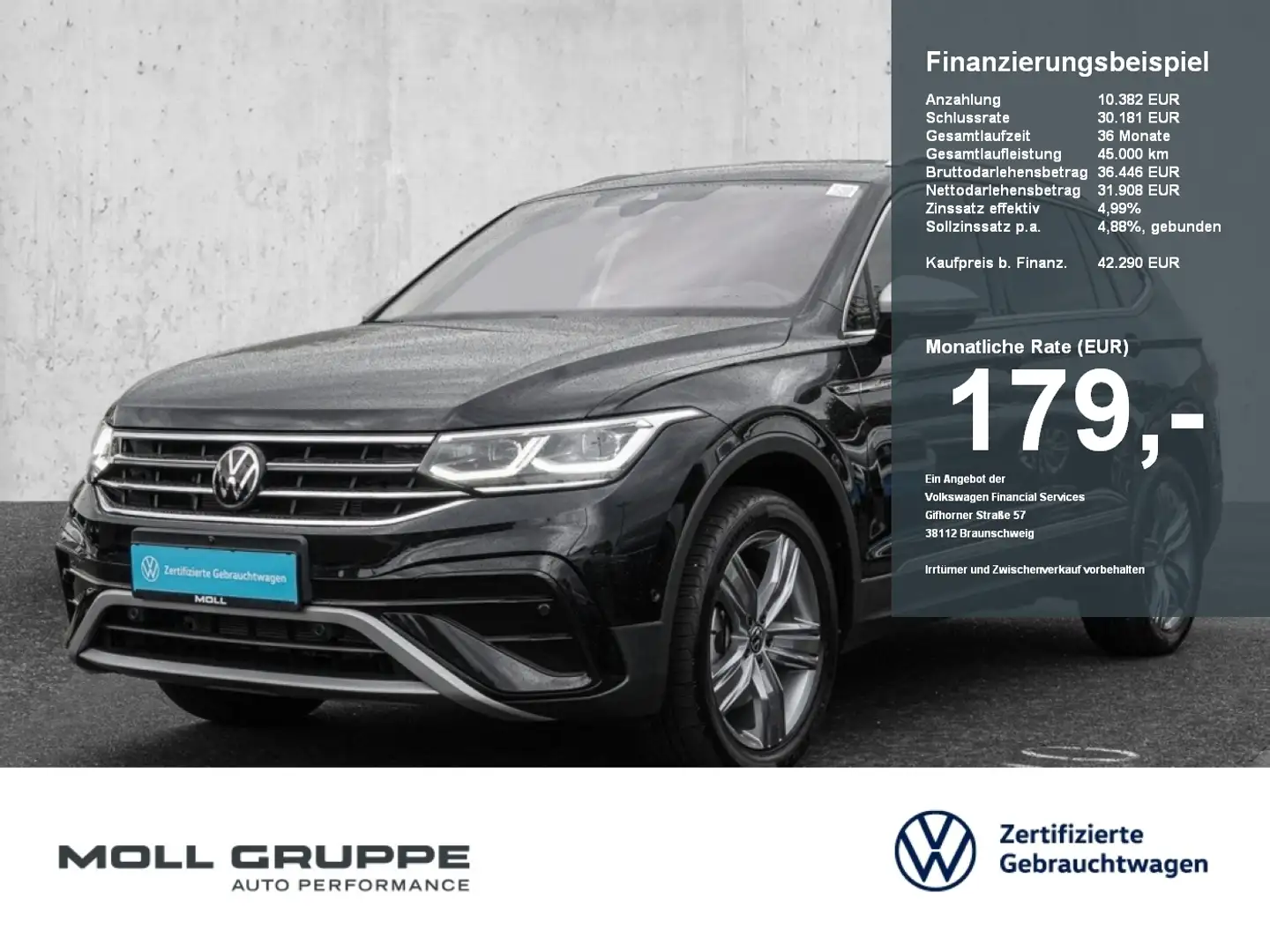 Volkswagen Tiguan Allspace 2.0 TDI DSG Elegance Schwarz - 1