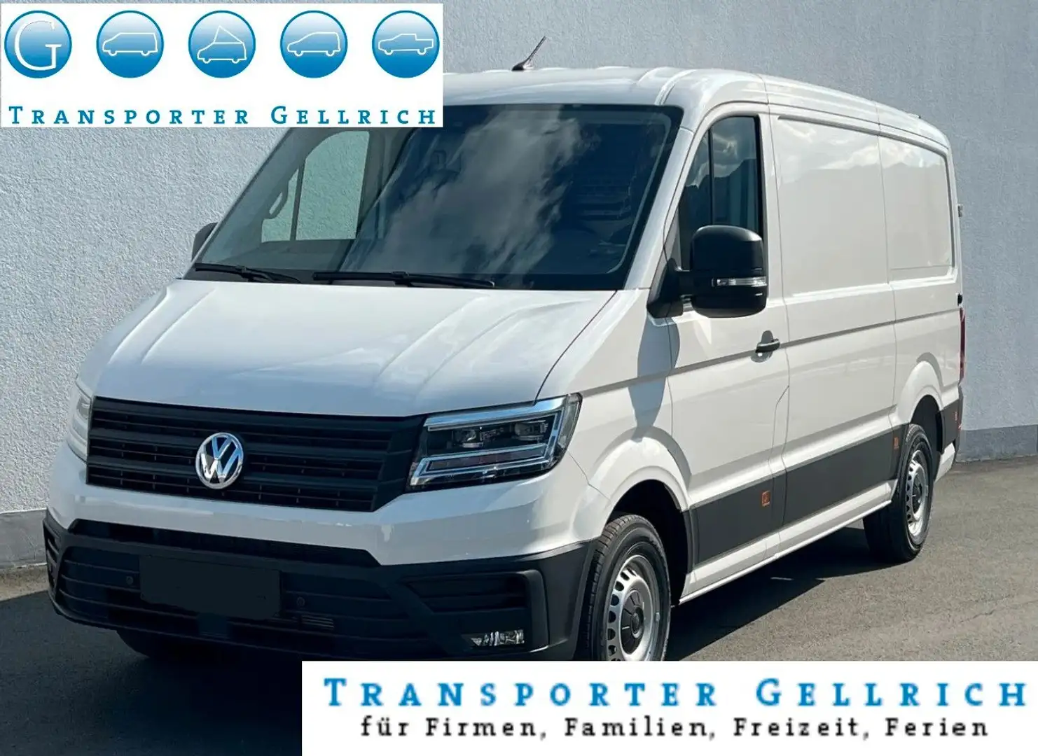 Volkswagen Crafter Kasten 35 L3H2 Autom Navi LED Kam. AHK Blanc - 1