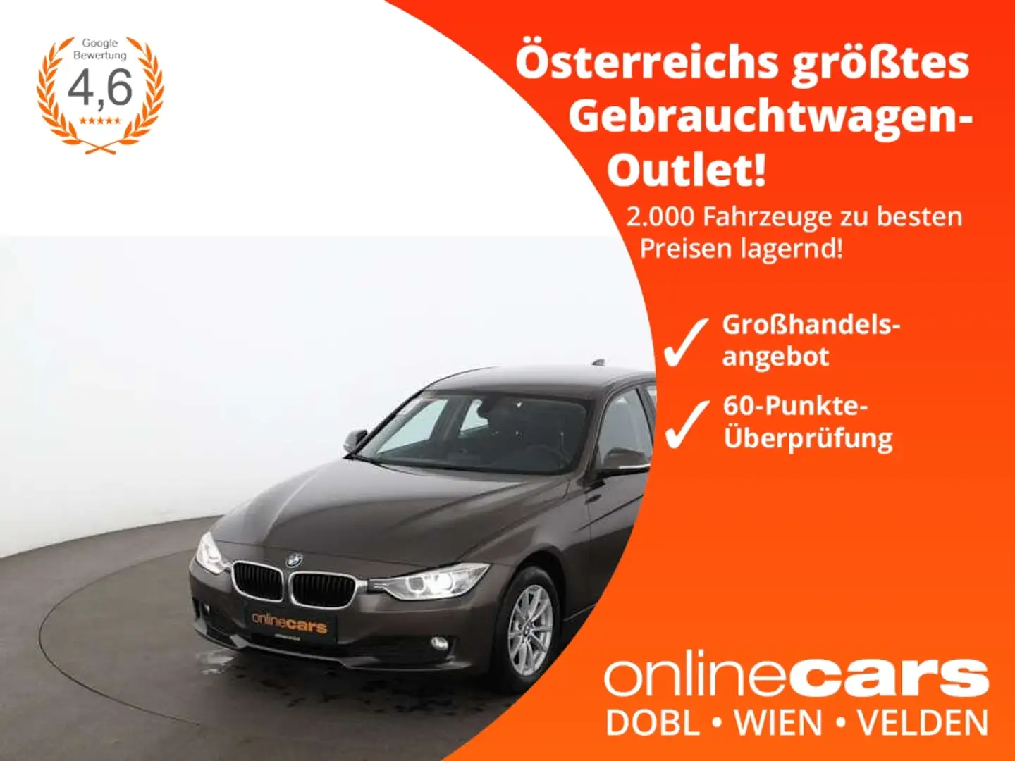 BMW 320 d xDrive XENON SITZHZG TEMPOMAT KLIMA PDC Braun - 1