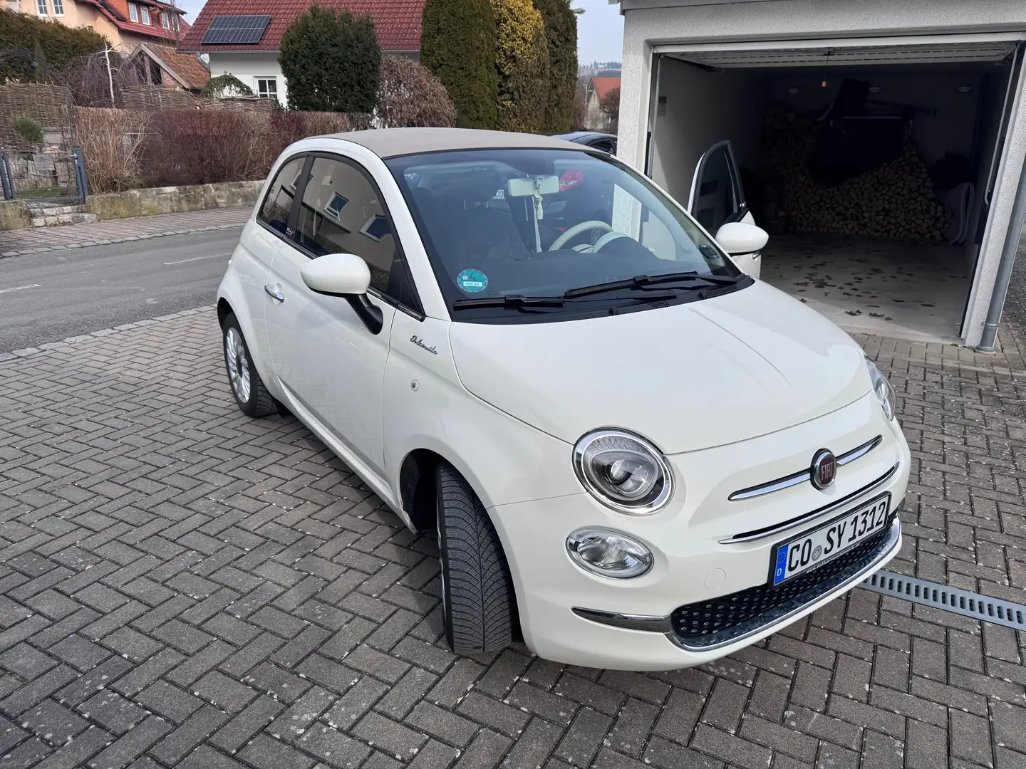 Fiat 500C 500 C 1.0 GSE Hybrid Dolcevita Beige - 2
