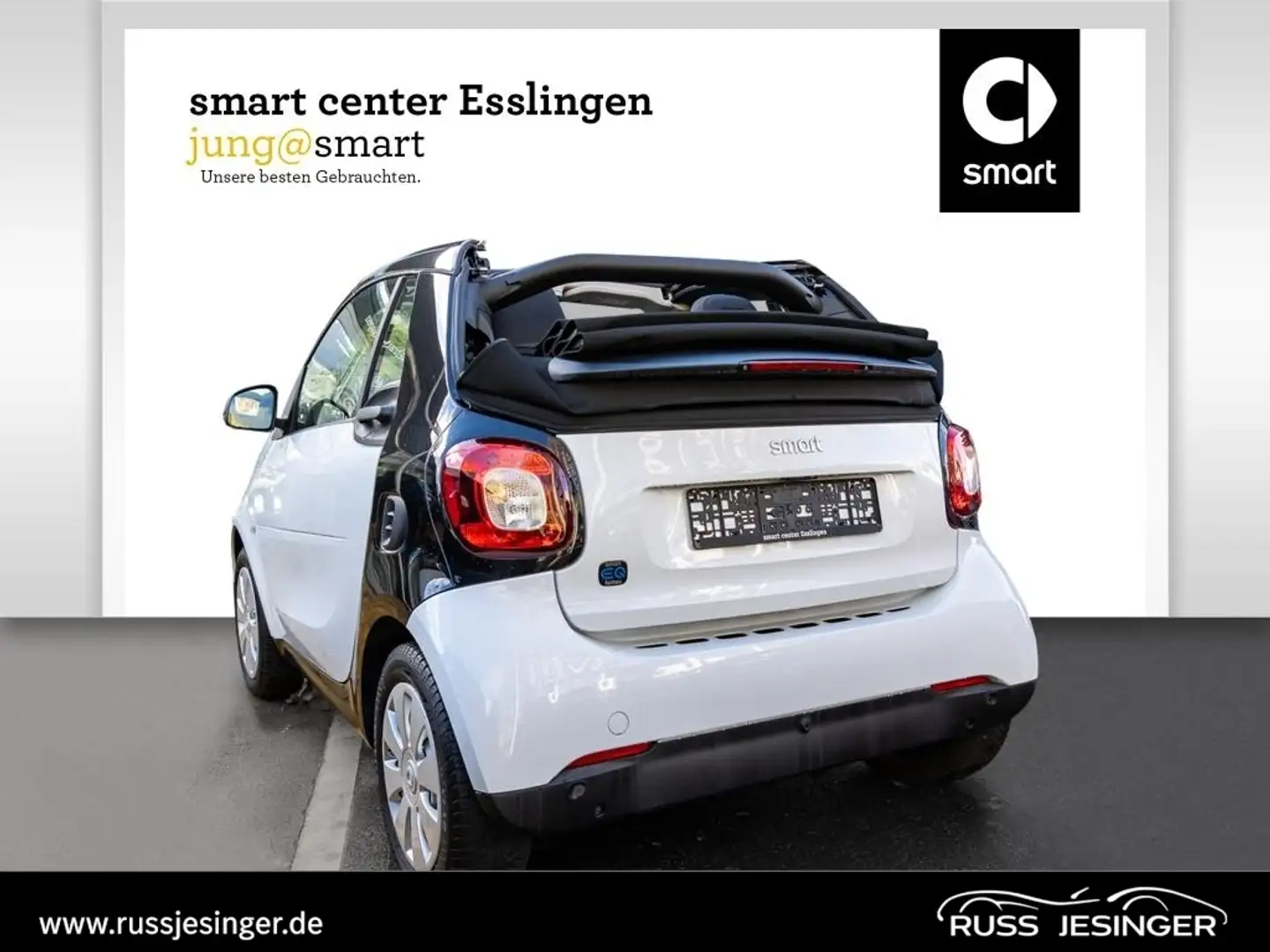 smart forTwo smart  cabrio electric drive *4,6KWBordlader*Klima White - 2
