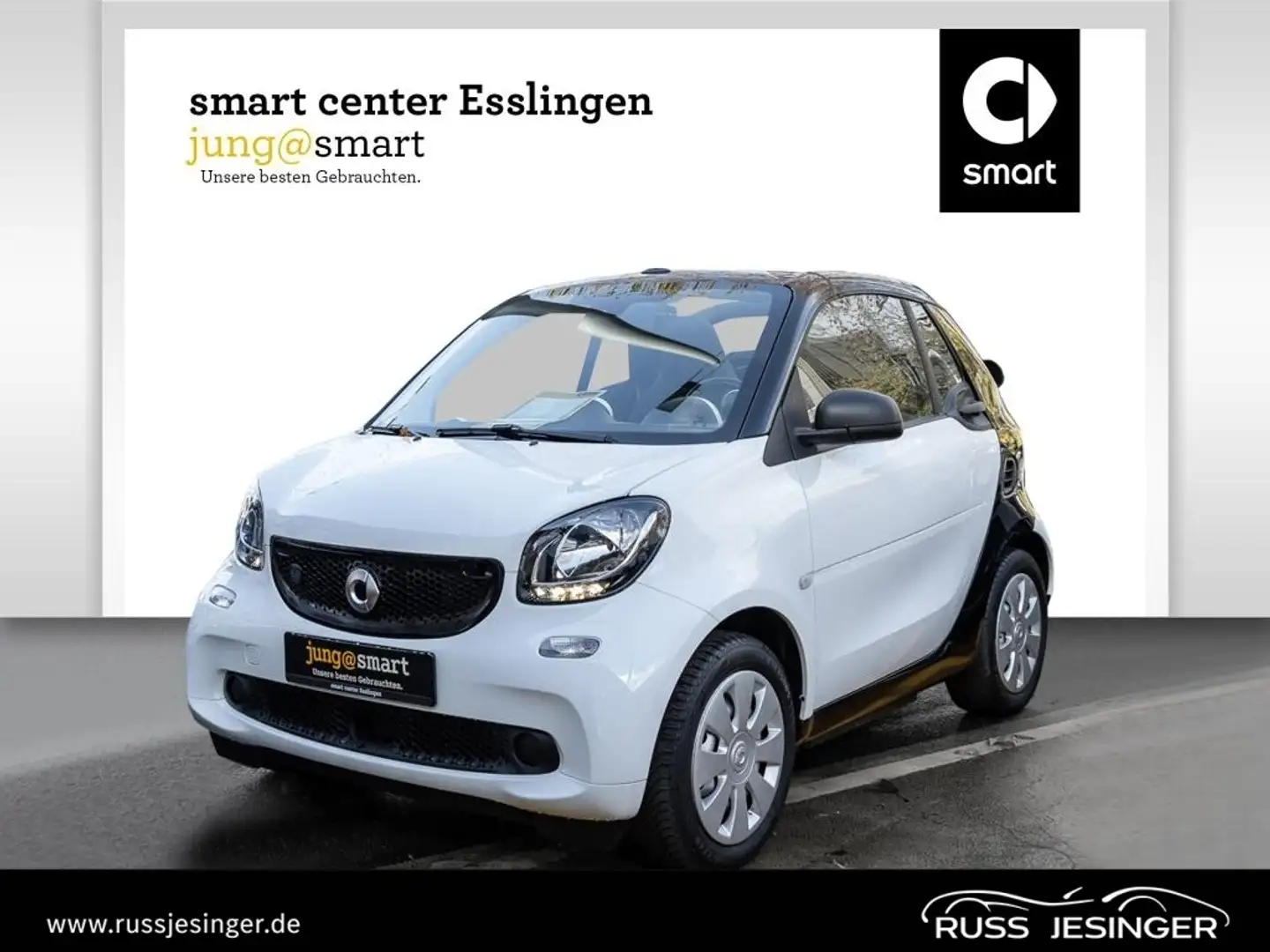 smart forTwo smart  cabrio electric drive *4,6KWBordlader*Klima White - 1