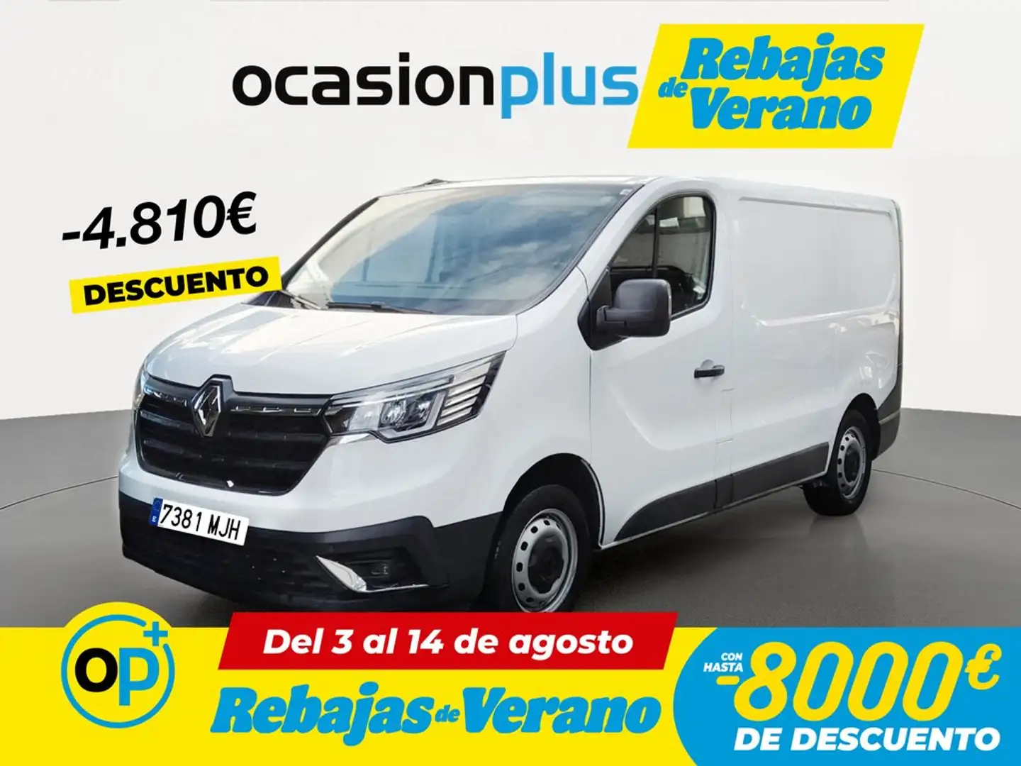 Renault Trafic Furgón L1H1 BluedCi 96kW CU aumentada Blanco - 1
