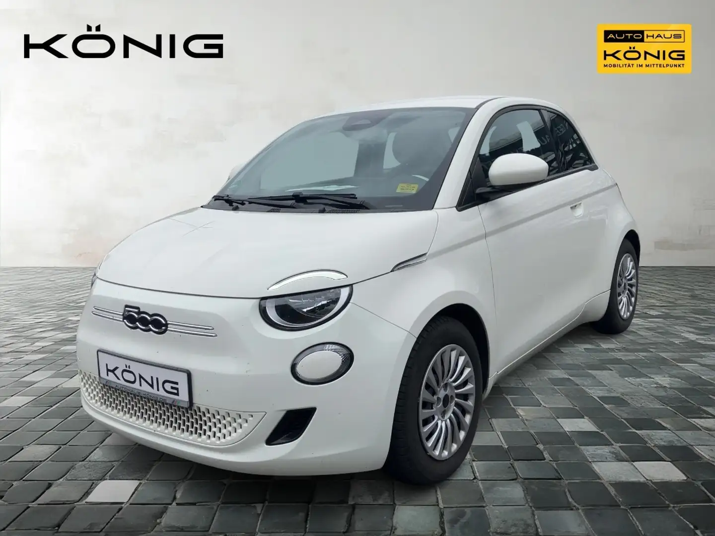 Fiat 500e Base 42kWh KLIMA*CARPLAY*ANDROID-AUTO Weiß - 1