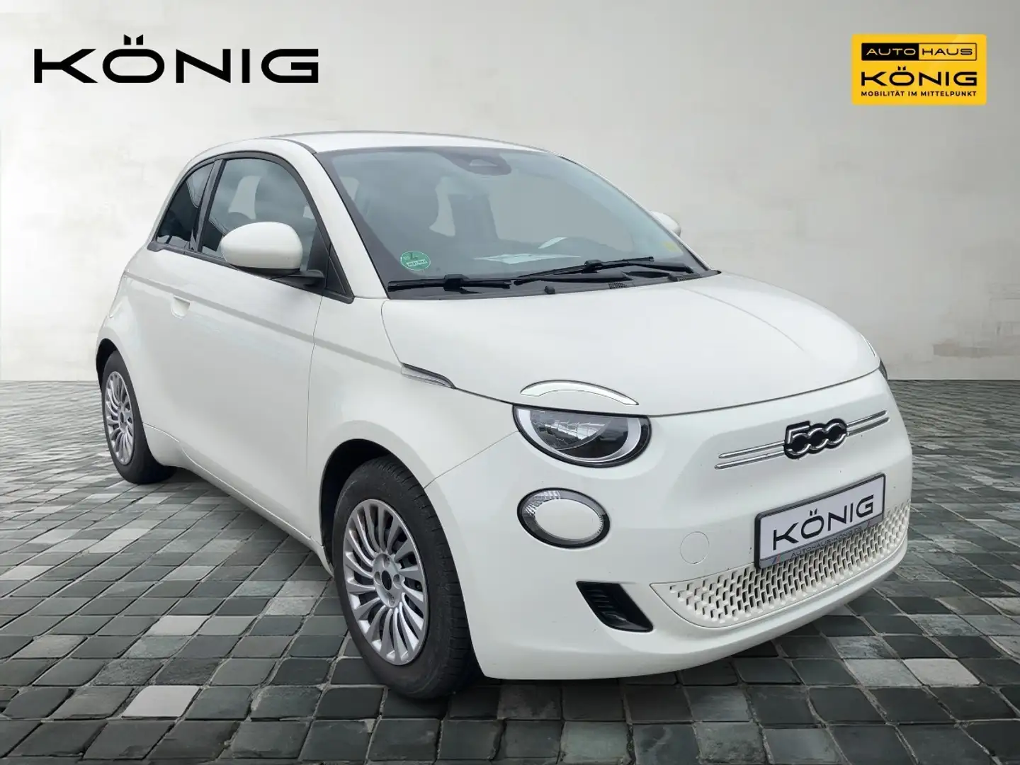 Fiat 500e Base 42kWh KLIMA*CARPLAY*ANDROID-AUTO Weiß - 2