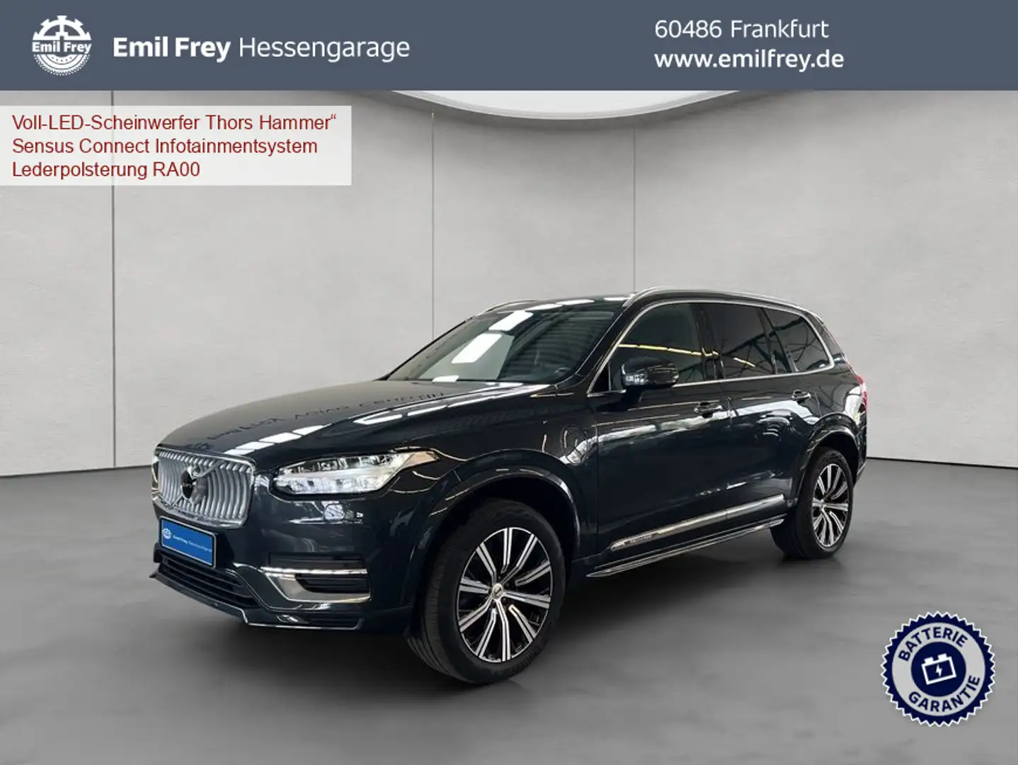Volvo XC90 XC90 T8 AWD Recharge Inscription-Edition H5 Akku Grau - 1