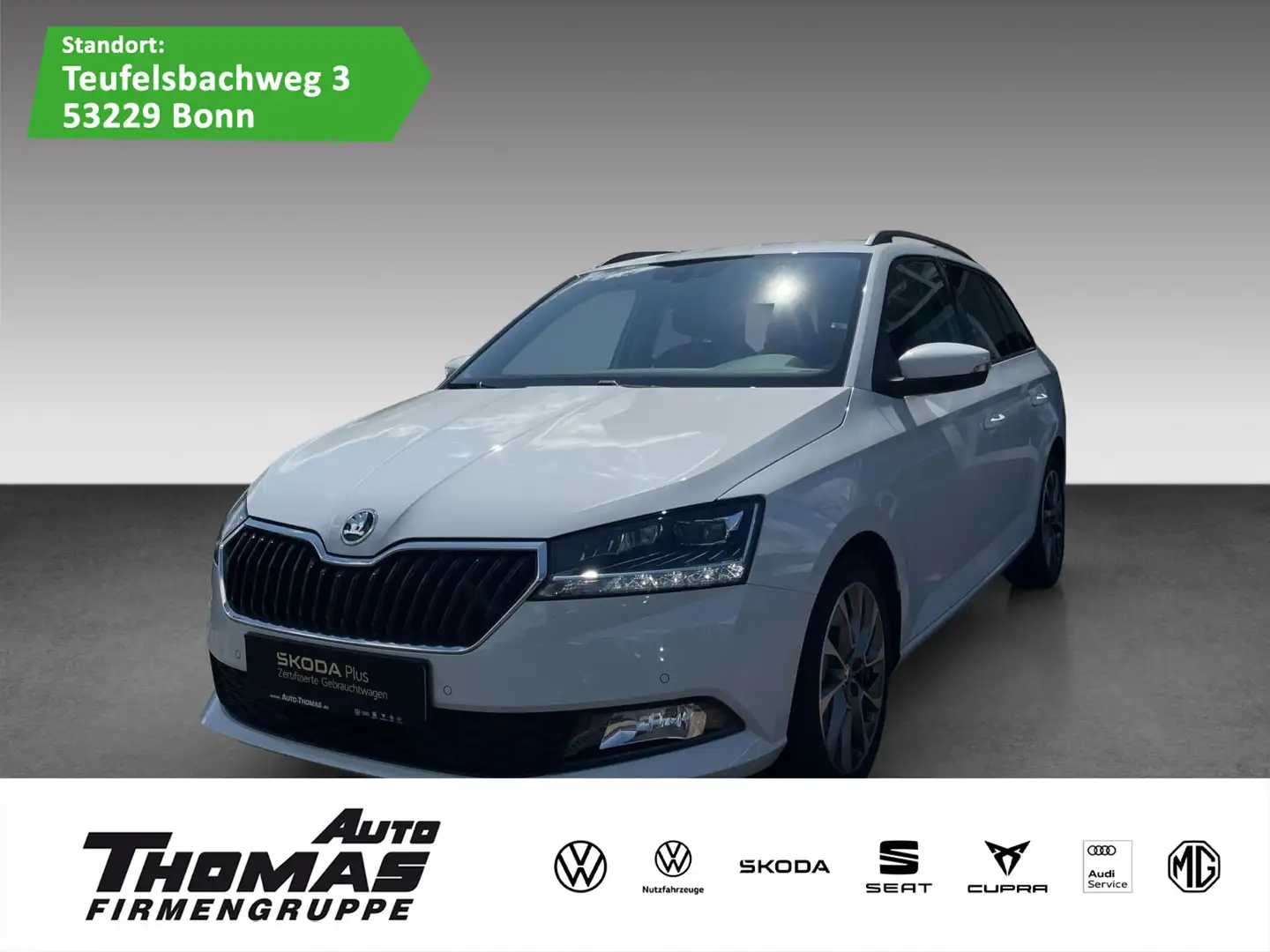 Skoda Fabia Combi Best of 1.0 TSI DSG LED NAVI Weiß - 1