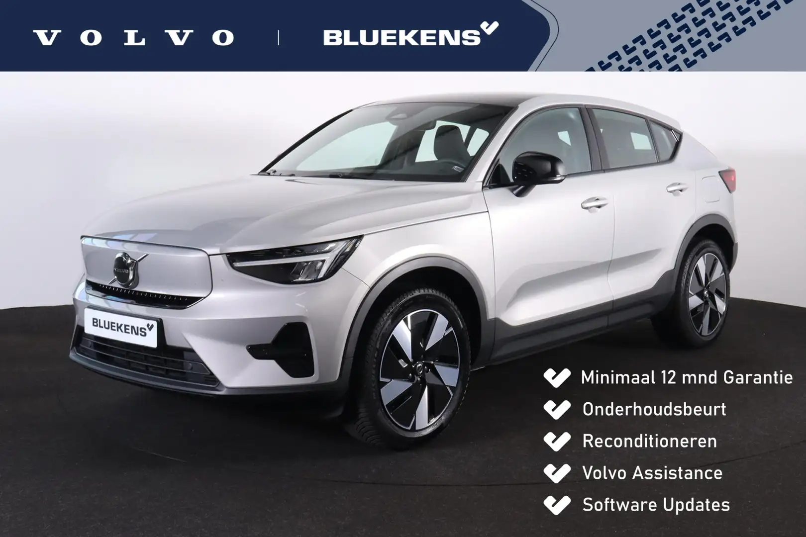 Volvo C40 Extended Range Plus 82 kWh - Panoramadak - Intelli Argintiu - 1