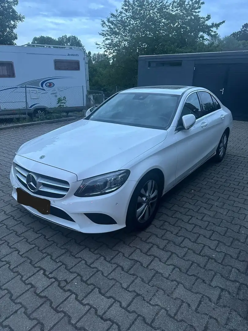 Mercedes-Benz C 220 d*Avantgarde*Navi*LED*SH*Keyless*SchiebeD* Weiß - 2