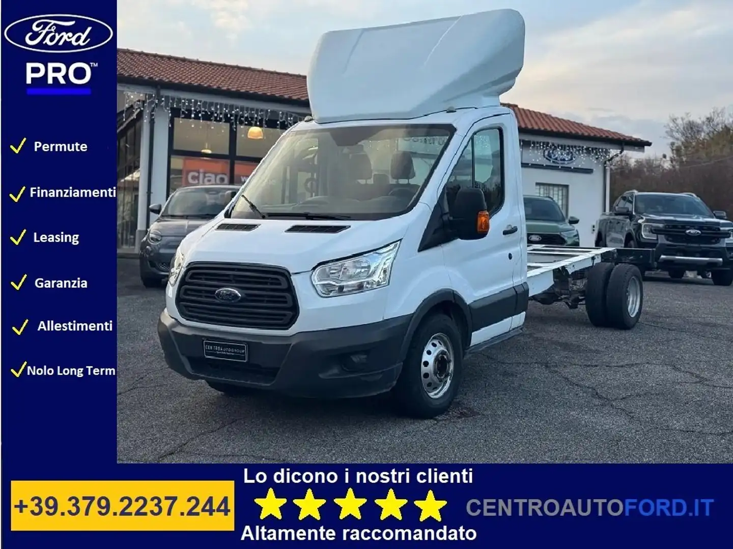 Ford Transit FORD Transit 350 2.2TDCi125CVPL-RGRWDCabinatoEntry Bianco - 1