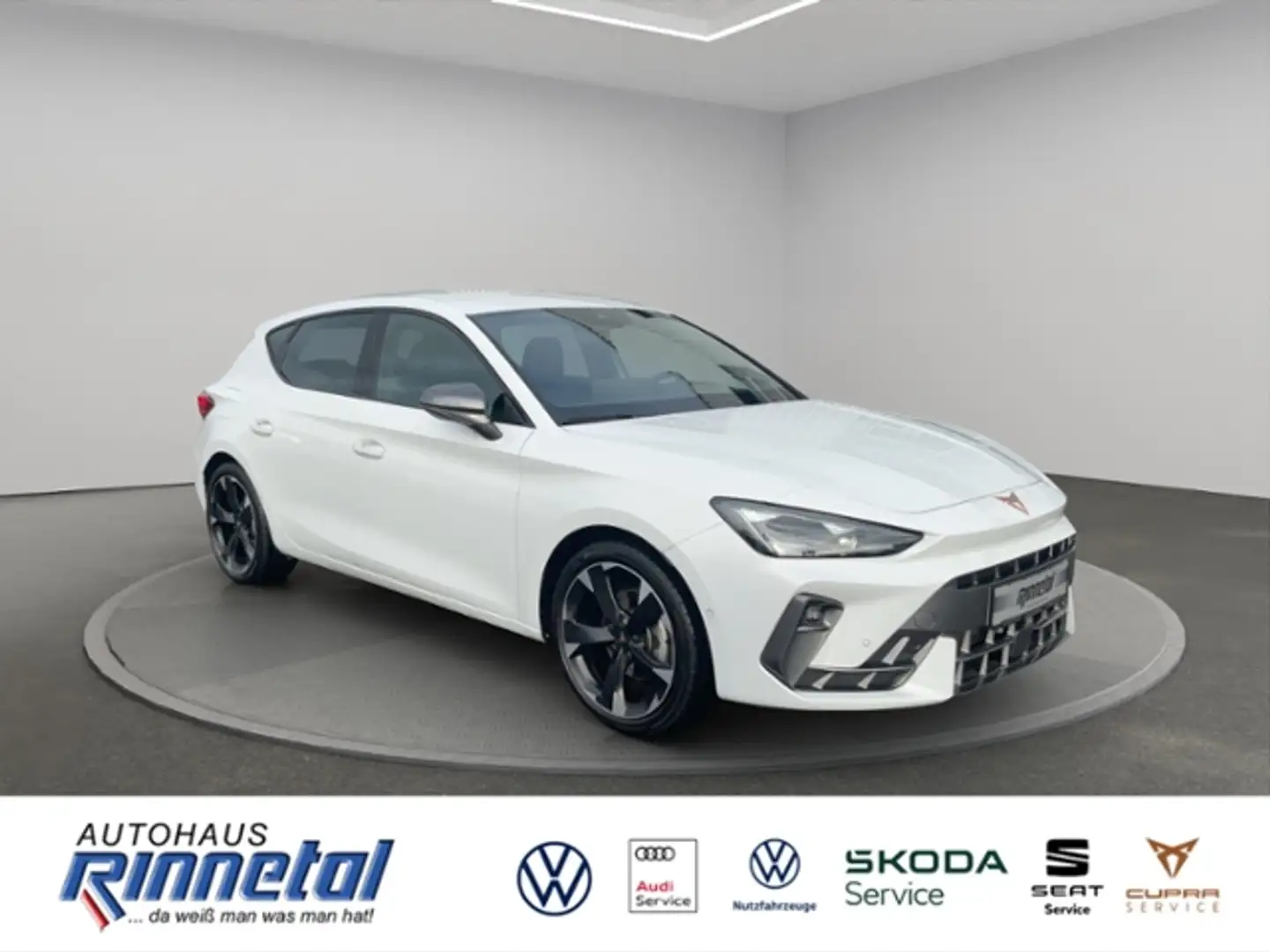CUPRA Leon 2.0 TDI DSG MATRIX LED+NAVI+KAMERA+KESSY+PDC+SITZ Weiß - 2