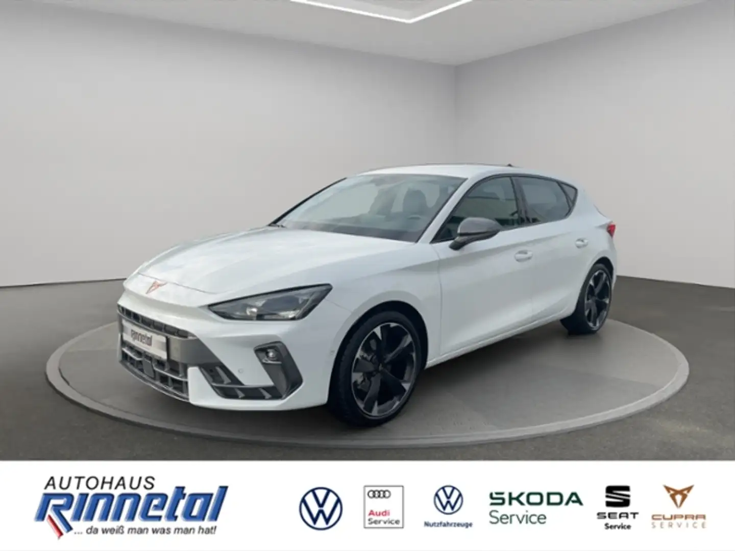 CUPRA Leon 2.0 TDI DSG MATRIX LED+NAVI+KAMERA+KESSY+PDC+SITZ Weiß - 1