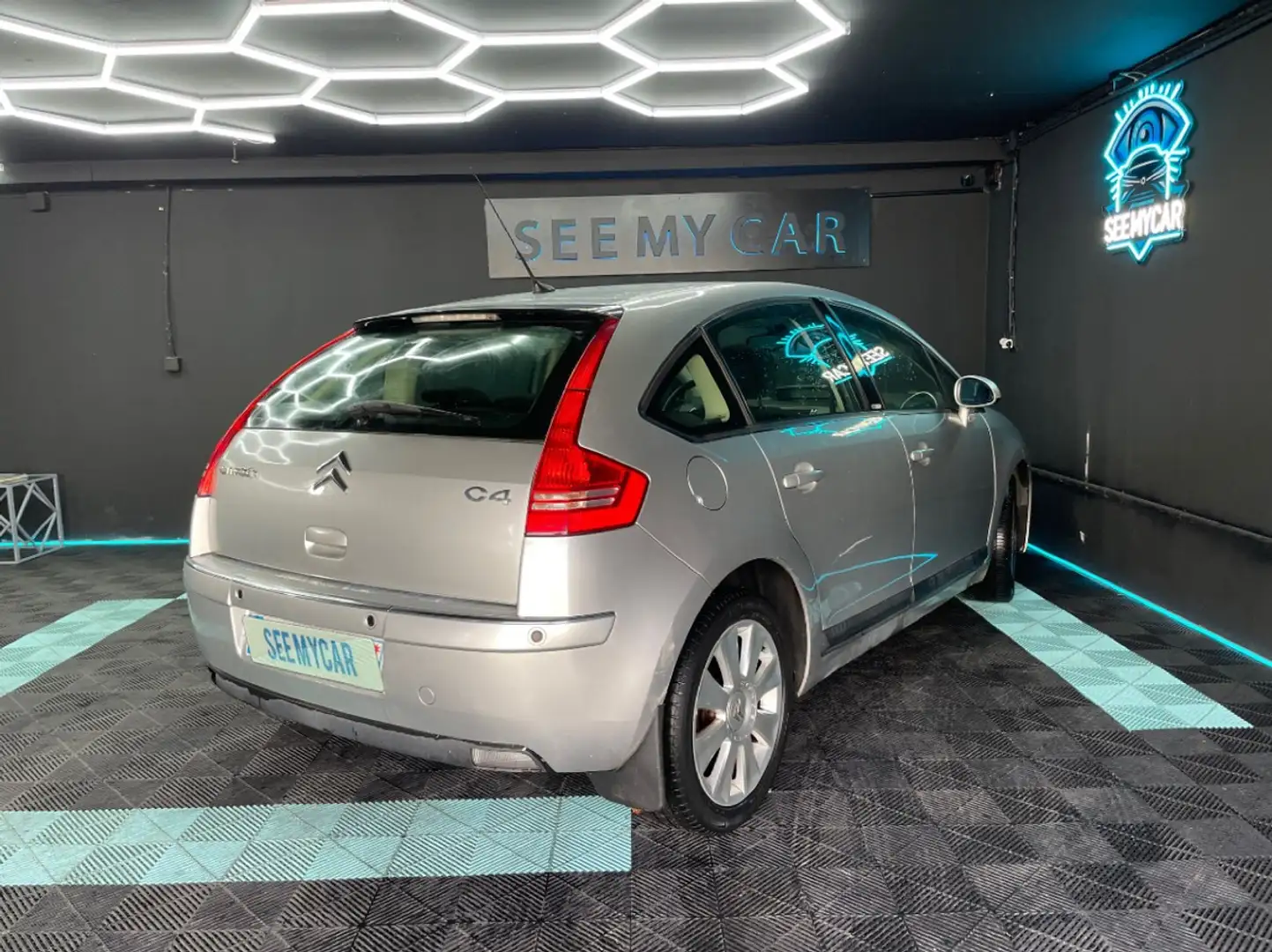 Citroen C4 1.6 HDI TURBO Garantie 6 mois Gris - 2