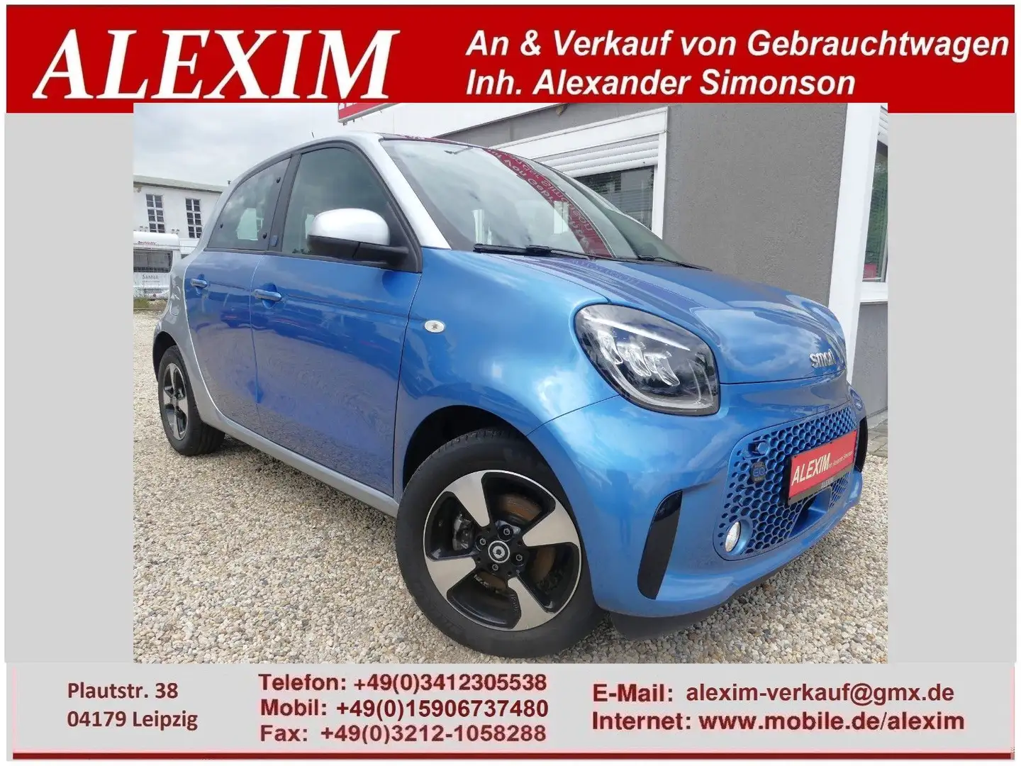smart forFour EQ/LED/Panorama/4xSHZ/Tempomat/Kamera Grau - 1
