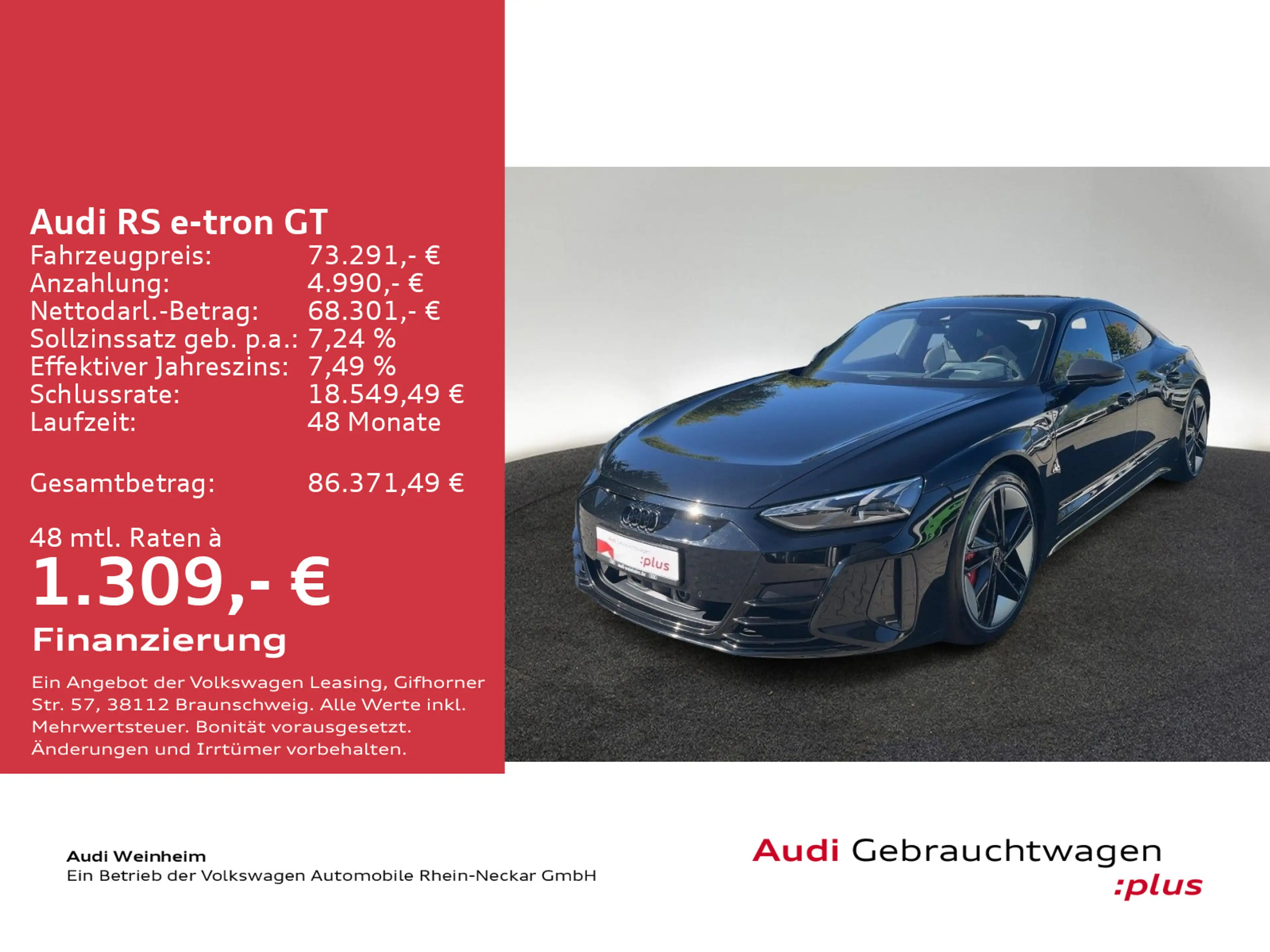 Audi RS e-tron GT quattro LED Pano uvm — photo 2