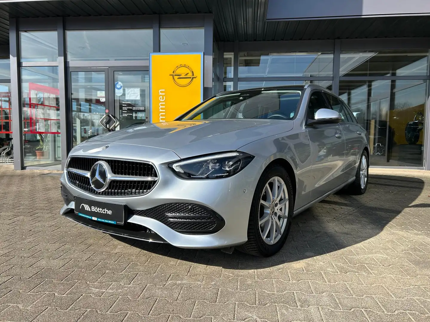 Mercedes-Benz C 180 T Mild-Hybrid/AT9/LED/KAMERA/AHK/PANO/Assistenzsys Silber - 2