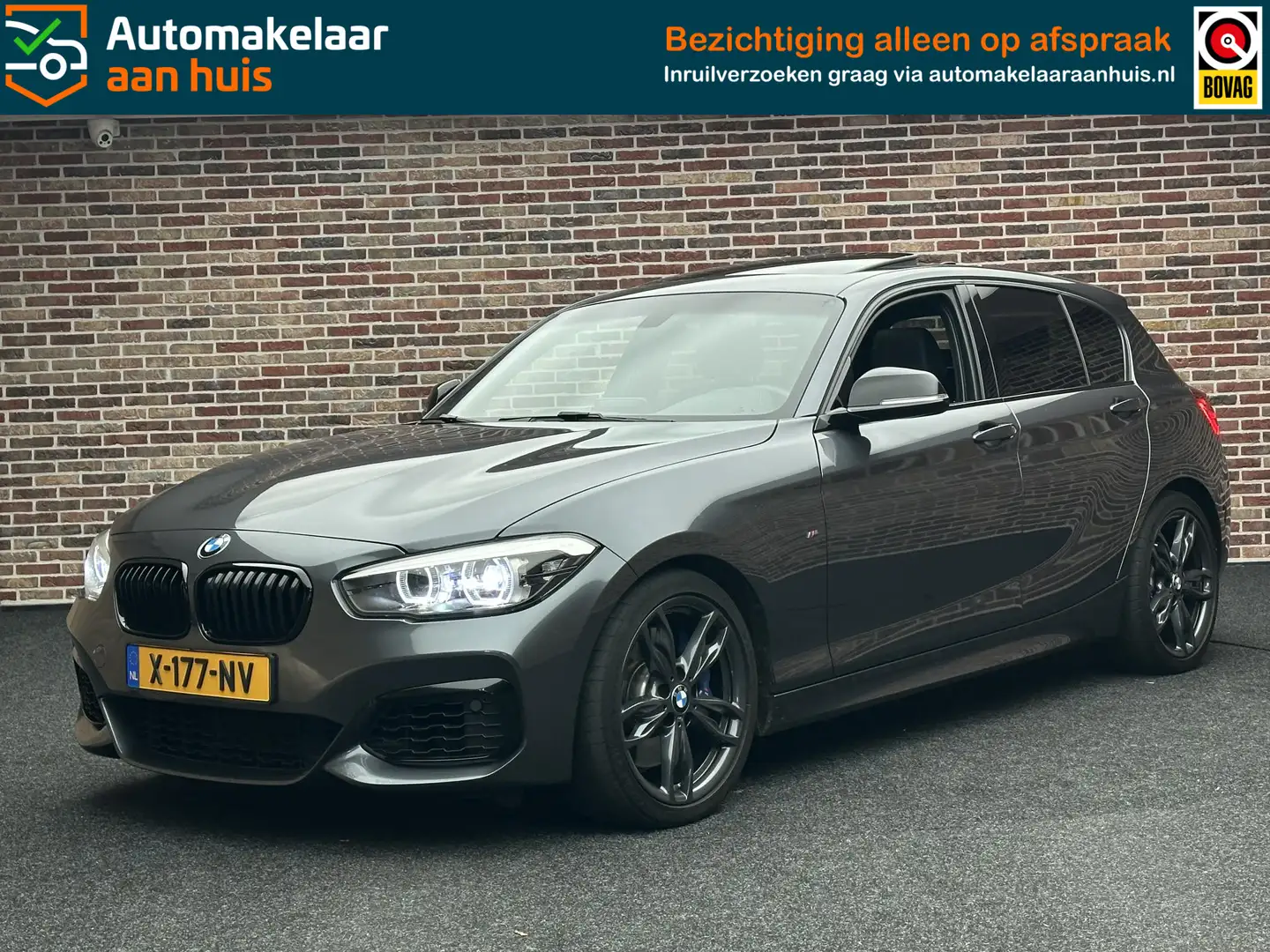 BMW 140 1-serie M140i M-pakket OpenDak HarmanKardon LCI Le Gris - 1