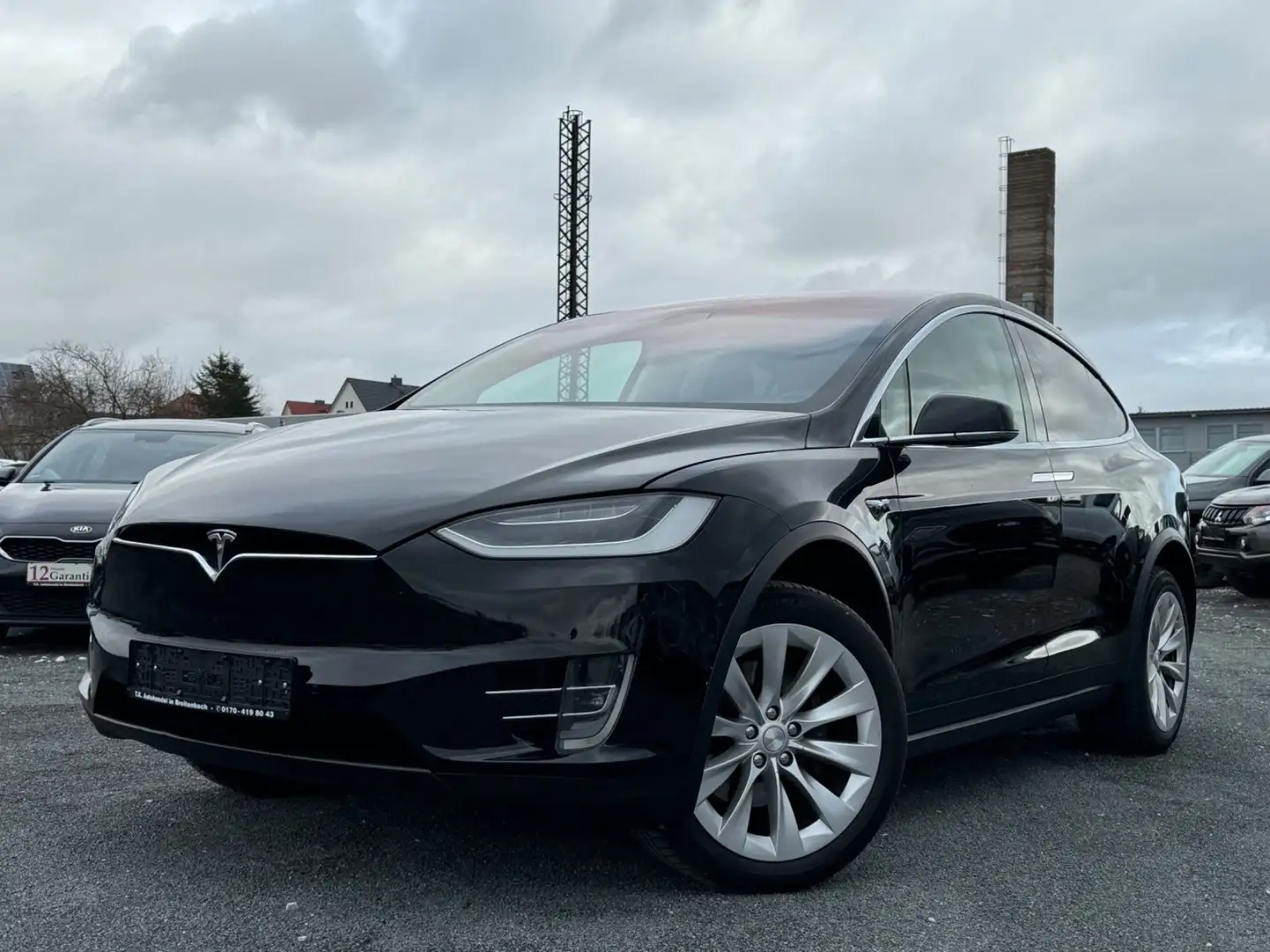 Tesla Model X 100D /NAVI/SHZ/ 7 SITZER Schwarz - 1