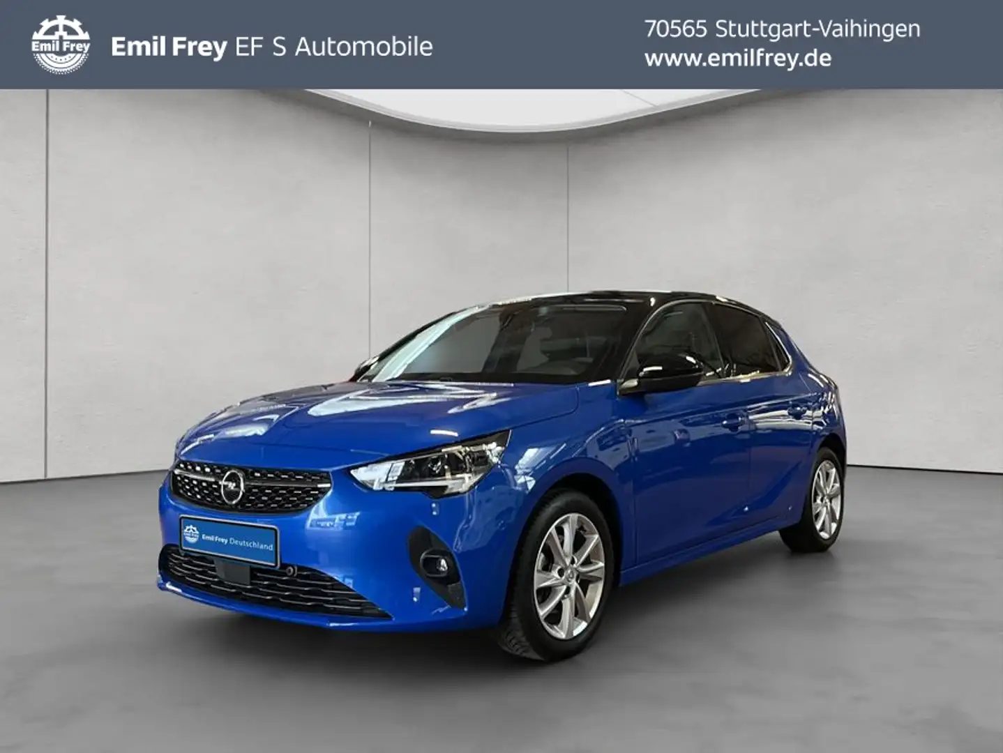 Opel Corsa 1.2 Turbo Elegance Automatik Bleu - 1
