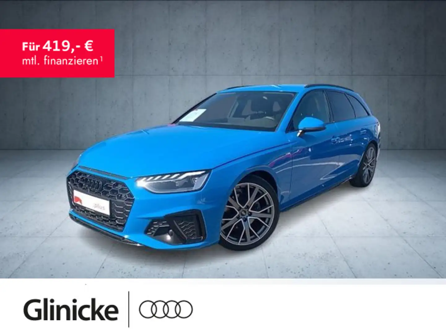 Audi A4 S line Comp 35 TFSI S tr LED/19''/Nav/B Blau - 1