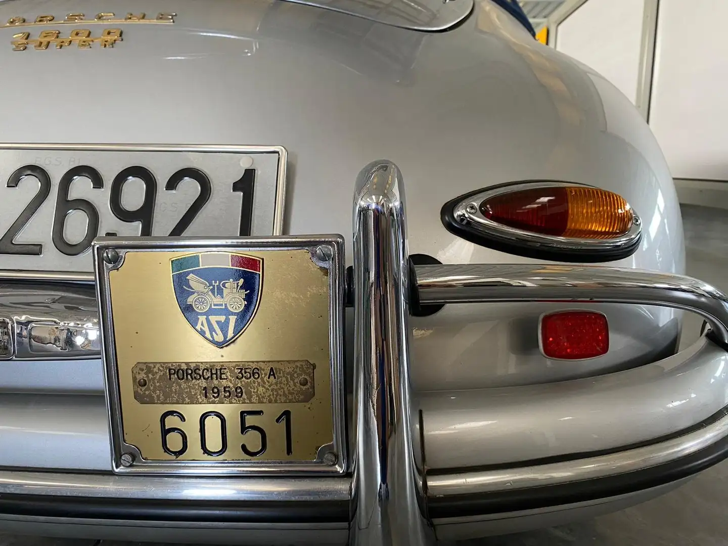 Porsche 356 A CABRIOLET 1600 SUPER Argento - 1