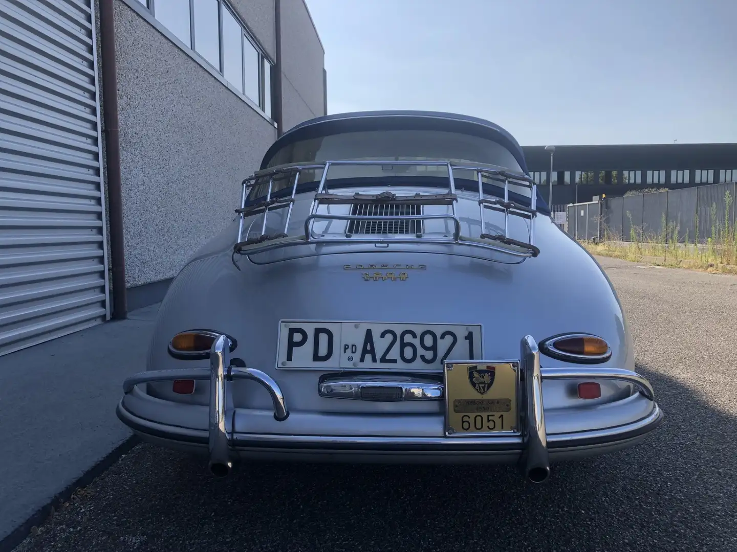 Porsche 356 A CABRIOLET 1600 SUPER Argento - 2