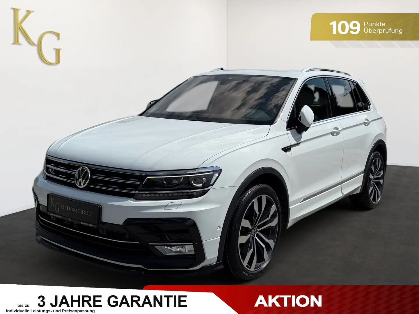 Volkswagen Tiguan 2,0 TDI 4Motion 3x R-Line DSG ab ca. 279€ monatli Beyaz - 1