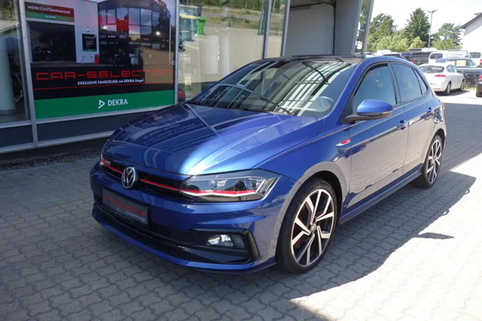 Volkswagen Polo GTI VI 5-TRG PANO/LED/NAVI/ACC/18/DIGITACHO Blauw - 1