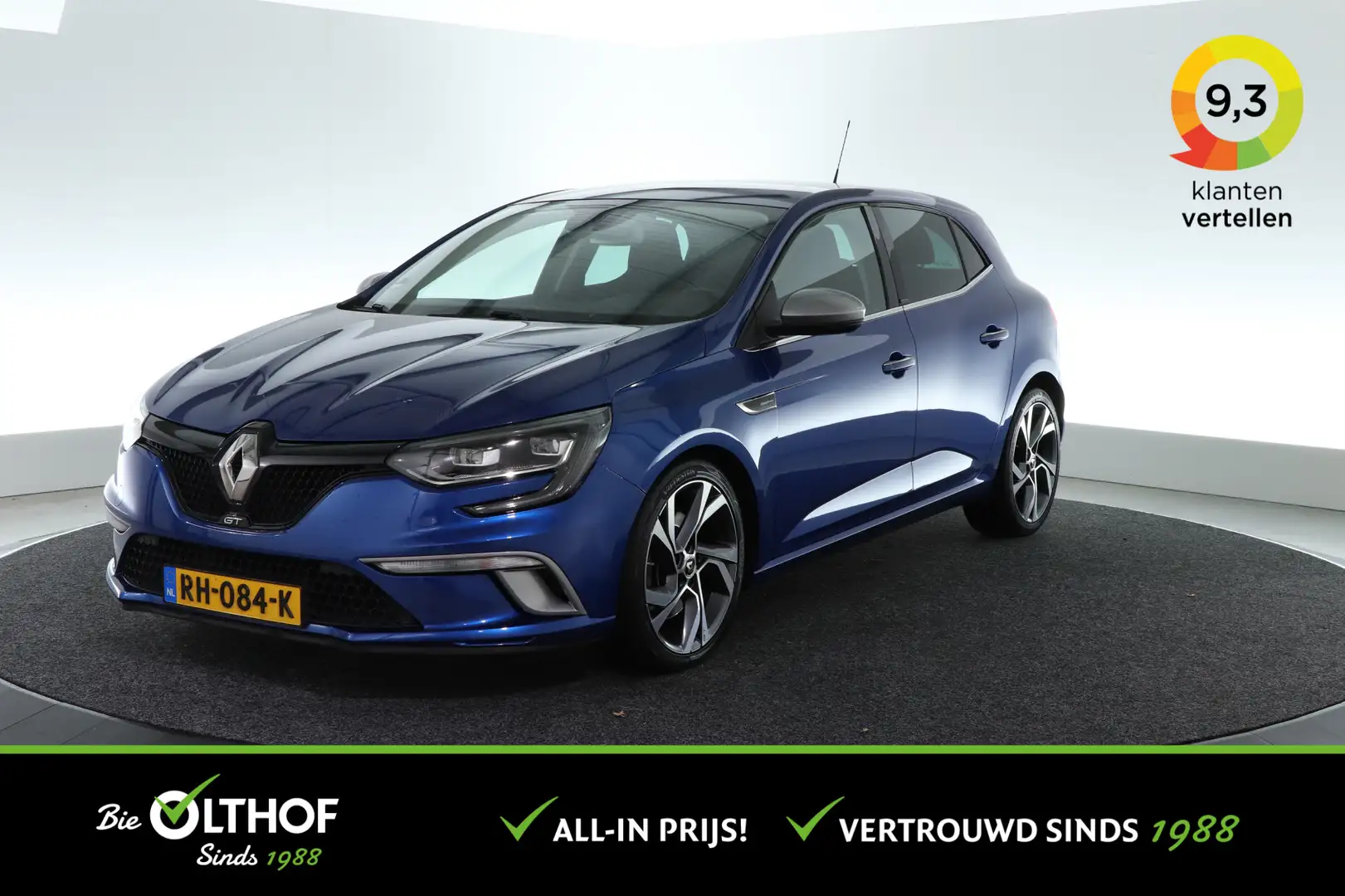 Renault Megane 1.6 TCe GT / AUTOMAAT /  206PK! / CRUISE / CLIMA / Azul - 1