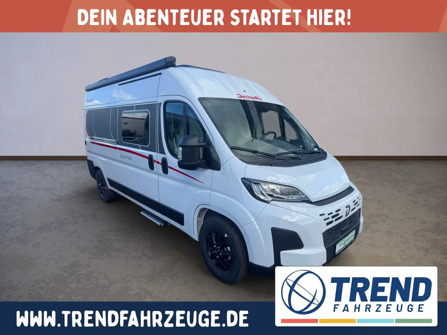 Dethleffs Globetrail 600 DK Fiat *inkl LTE Router, Markise Weiß - 1
