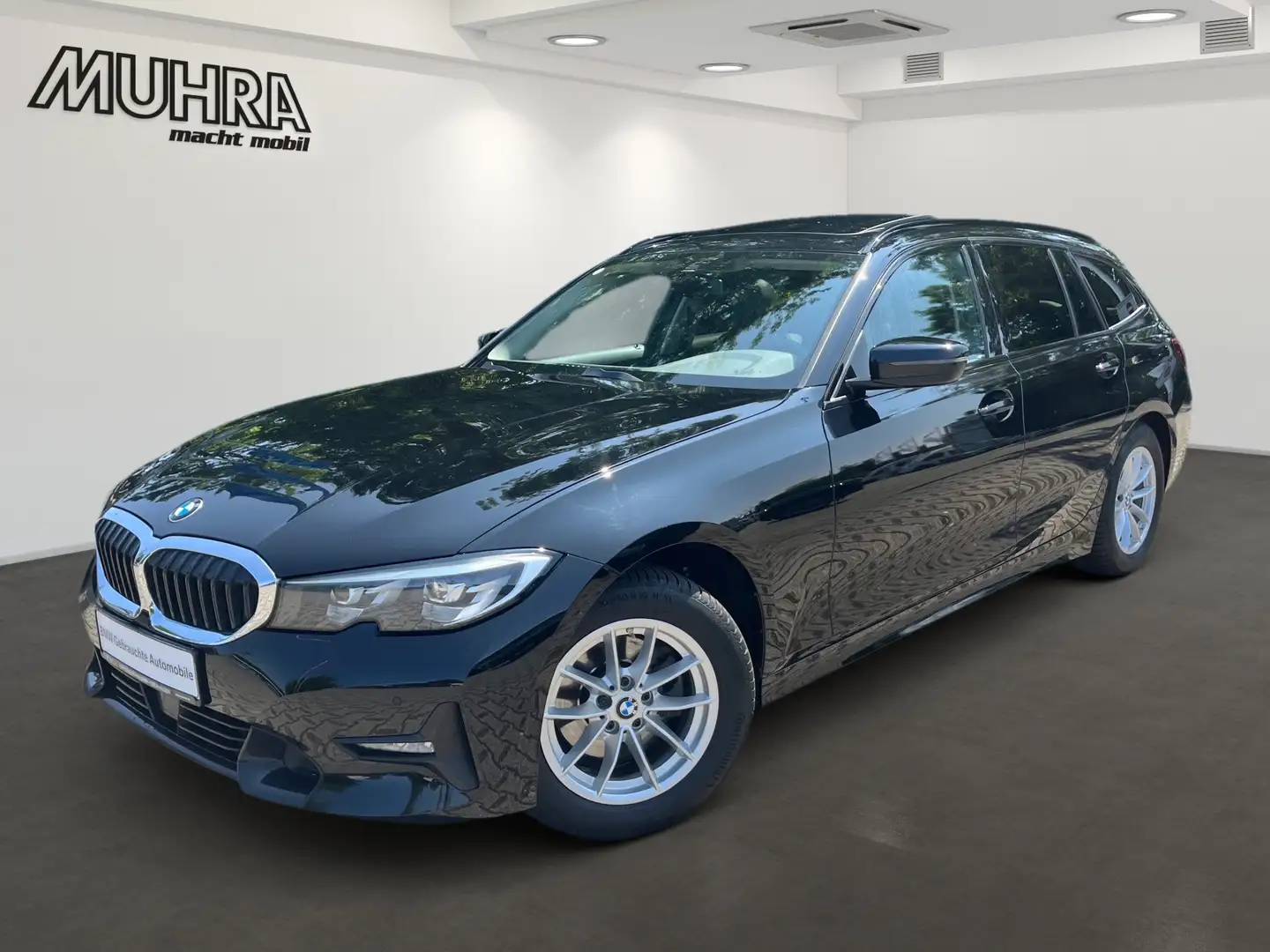 BMW 320 d Touring Sport Line Pano AHK ACC LC Prof DAB Noir - 2