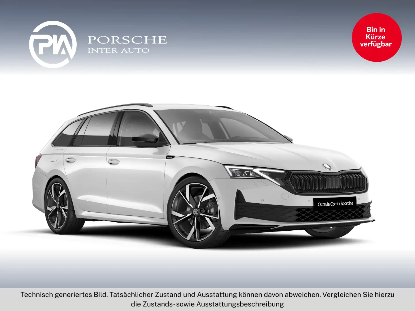 Skoda Octavia Sportline TSI mHEV DSG Weiß - 1