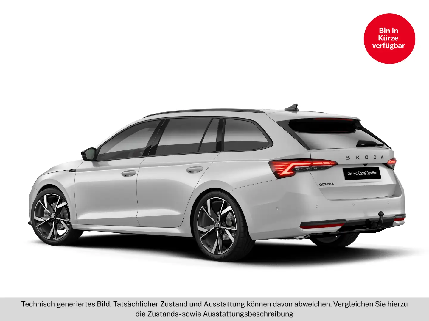 Skoda Octavia Sportline TSI mHEV DSG Weiß - 2