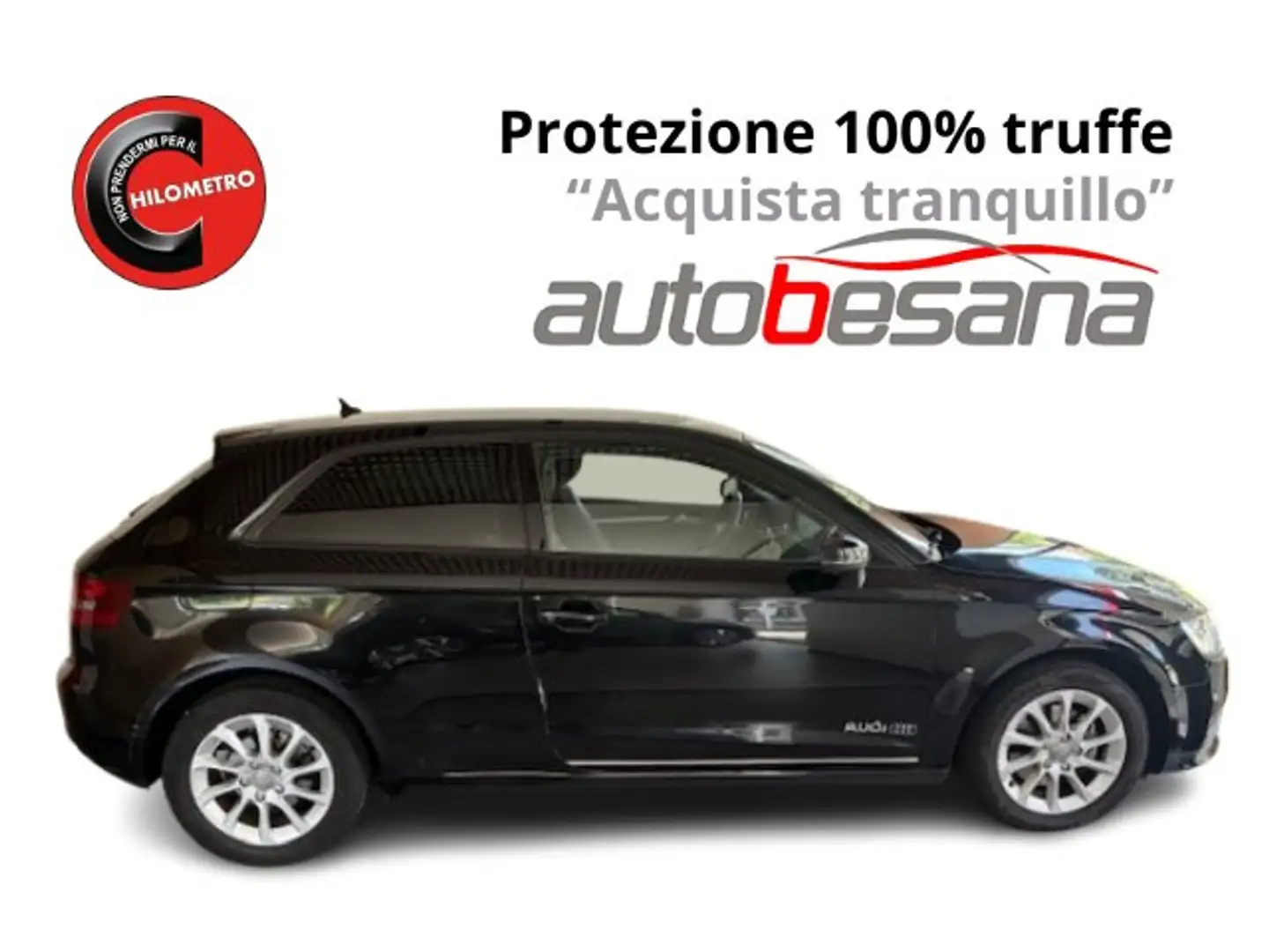 Audi A3 III 2013 3p 1.6 tdi Attraction Negro - 1