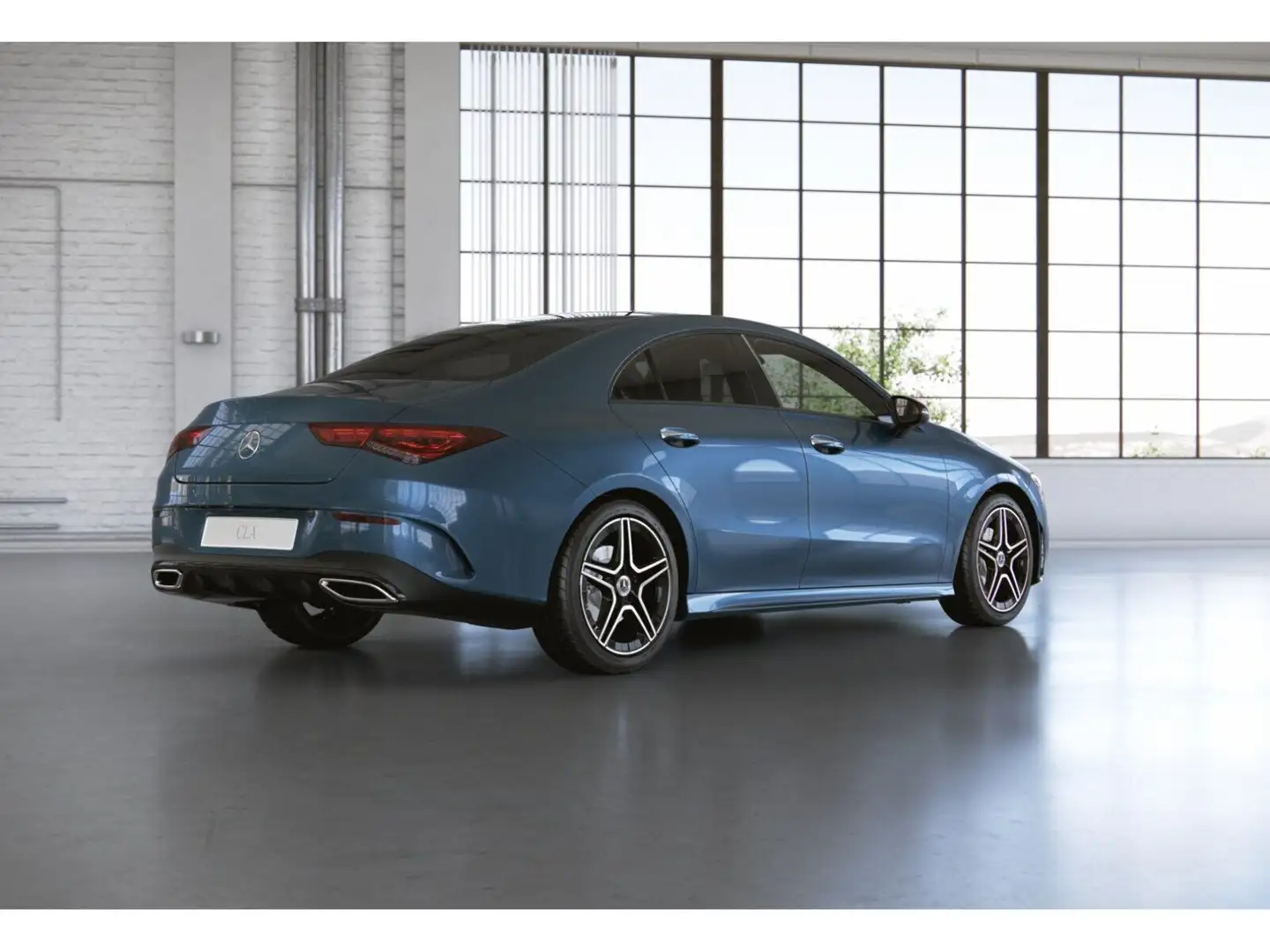 Mercedes-Benz CLA 200 d 4M +AMG+Night+MBUX+PANO+Ambiente+DISTR Bleu - 2