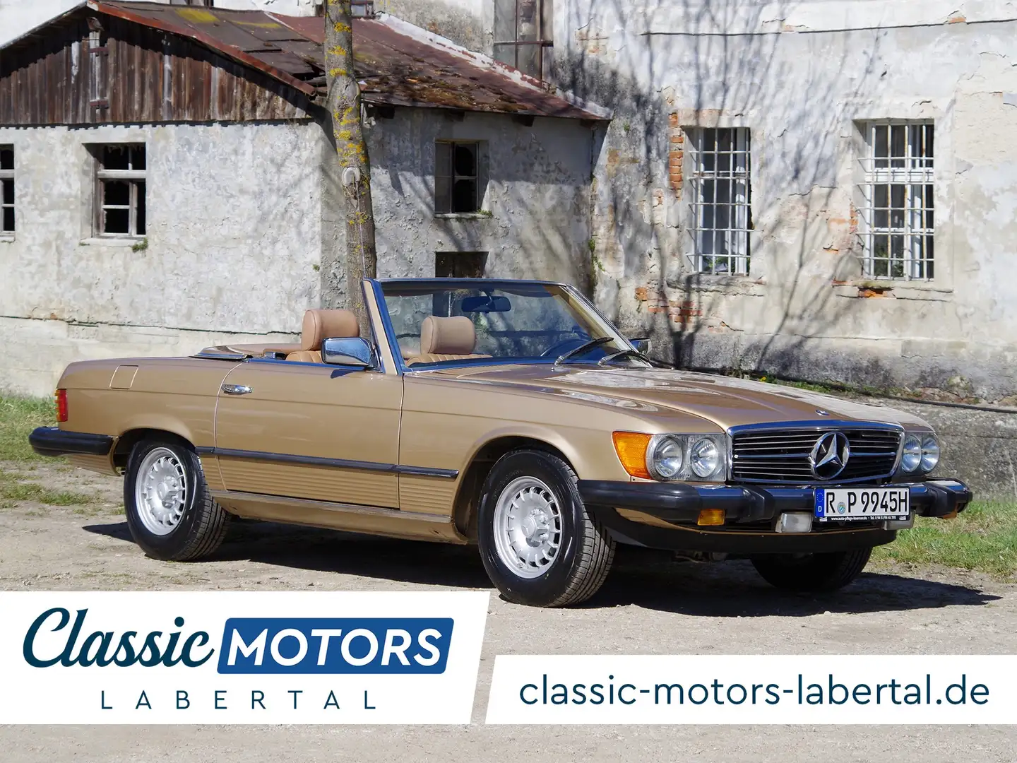 Mercedes-Benz SL 380 SL380 Leder Klima H-Zulassung Oro - 1