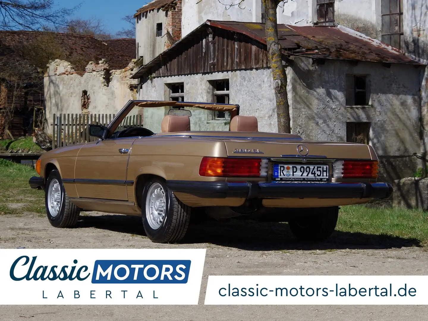 Mercedes-Benz SL 380 SL380 Leder Klima H-Zulassung Oro - 2