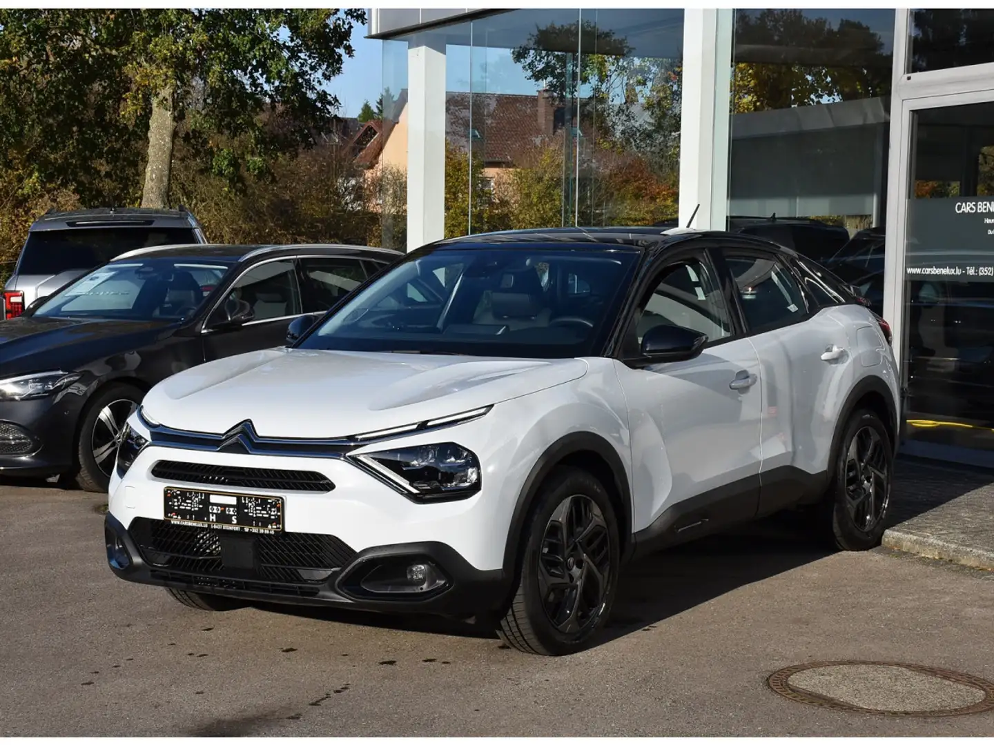 Citroen C4 1.5 BlueHDI Plus EAT8 REGUL CAM LANE 1° MAIN Blanc - 2