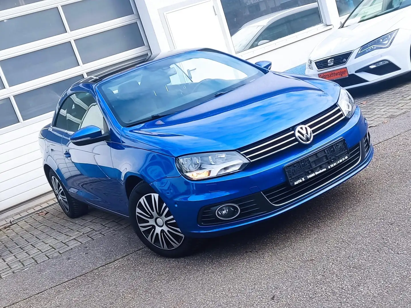 Volkswagen Eos +++AUTOMATIK+++(TÜV 07/2026) Blau - 2