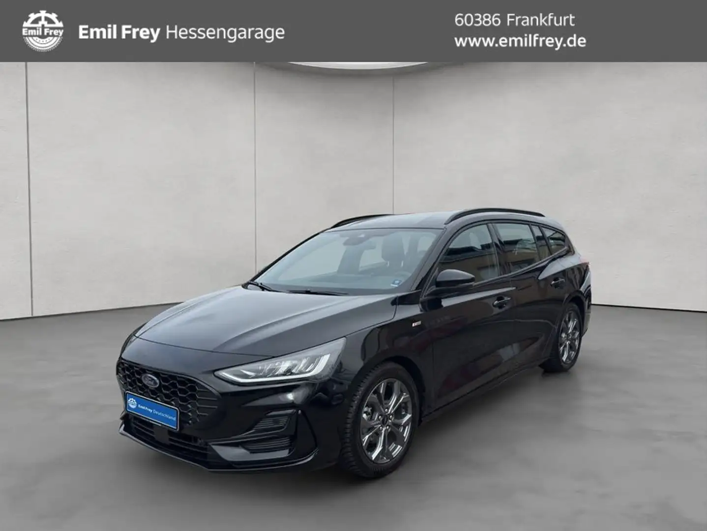 Ford Focus Turnier 1.0 EcoBoost Hybrid Aut. ST-LINE Schwarz - 1