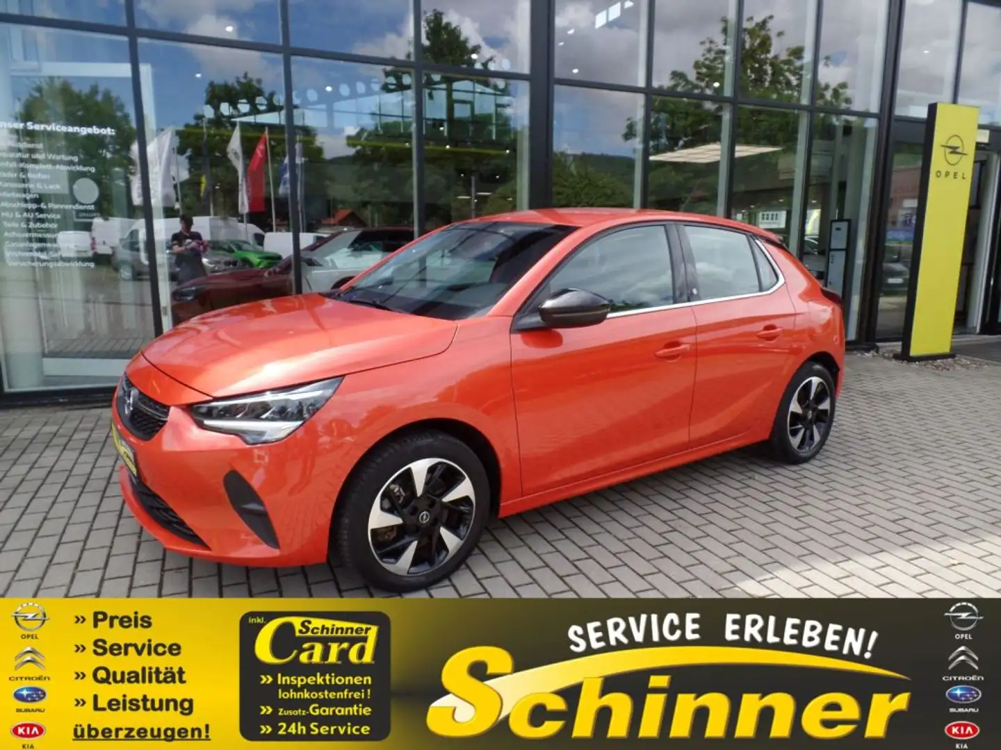 Opel Corsa-e Elegance Orange - 1