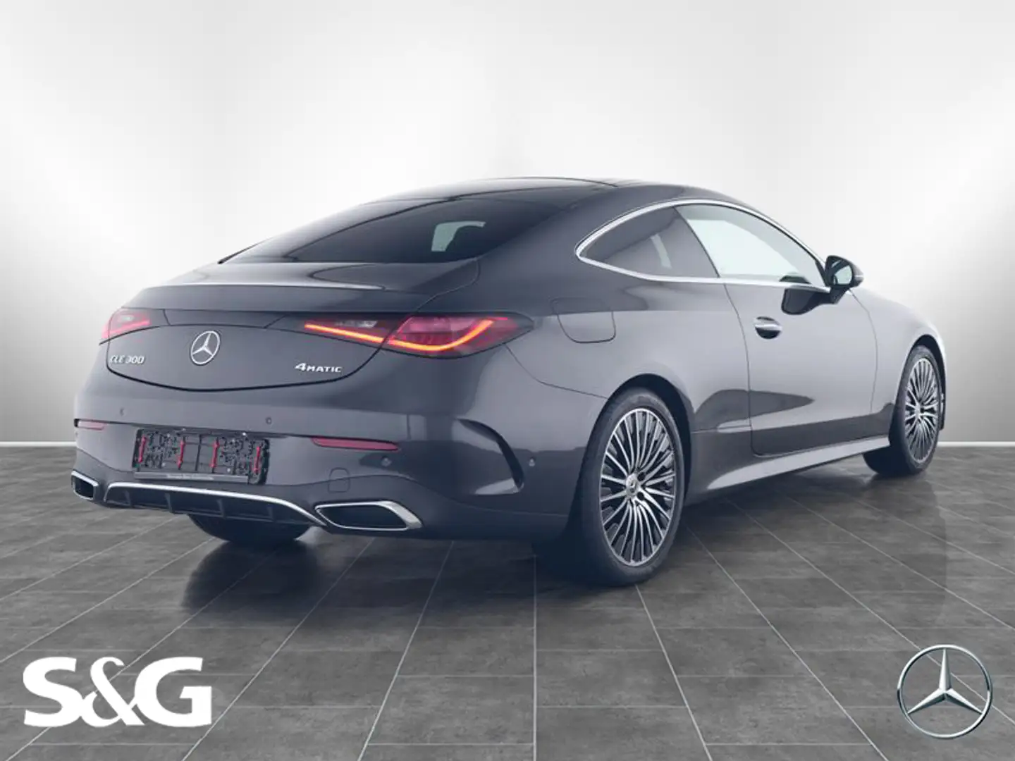 Mercedes-Benz CLE 300 4M Coupé AMG+PANO+BURMESTER+DIGITALLIGHT Grau - 2