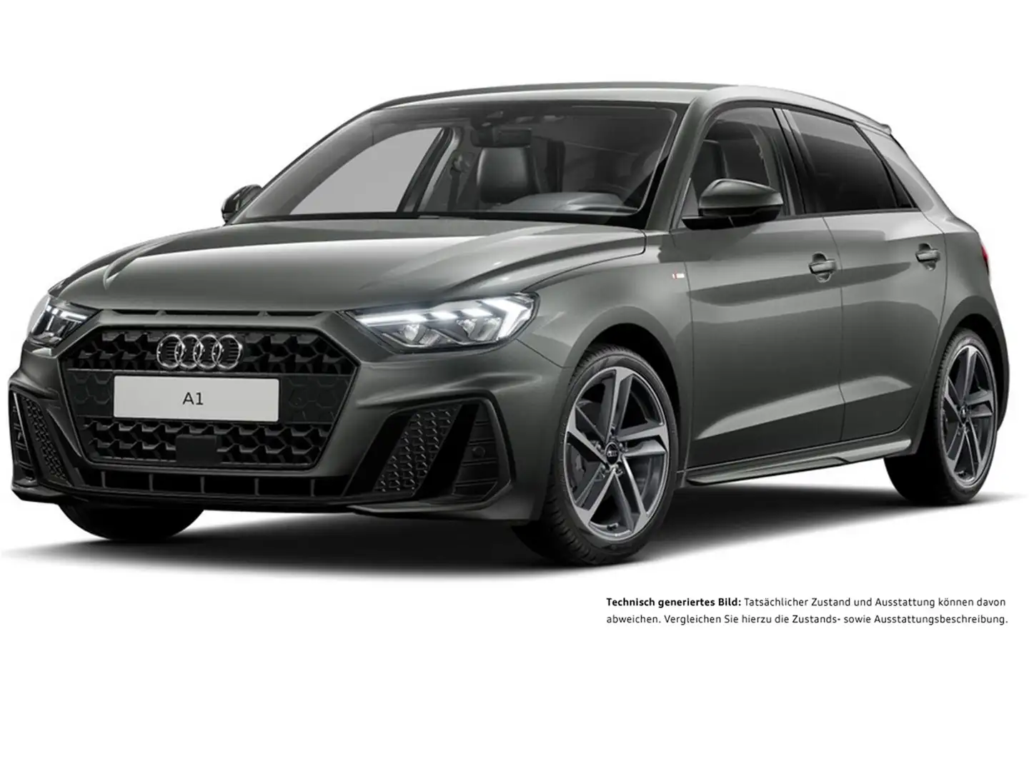 Audi A1 Sportback 30 S LINE BLACKPAK ACC LM17 NAVI+ Grau - 2